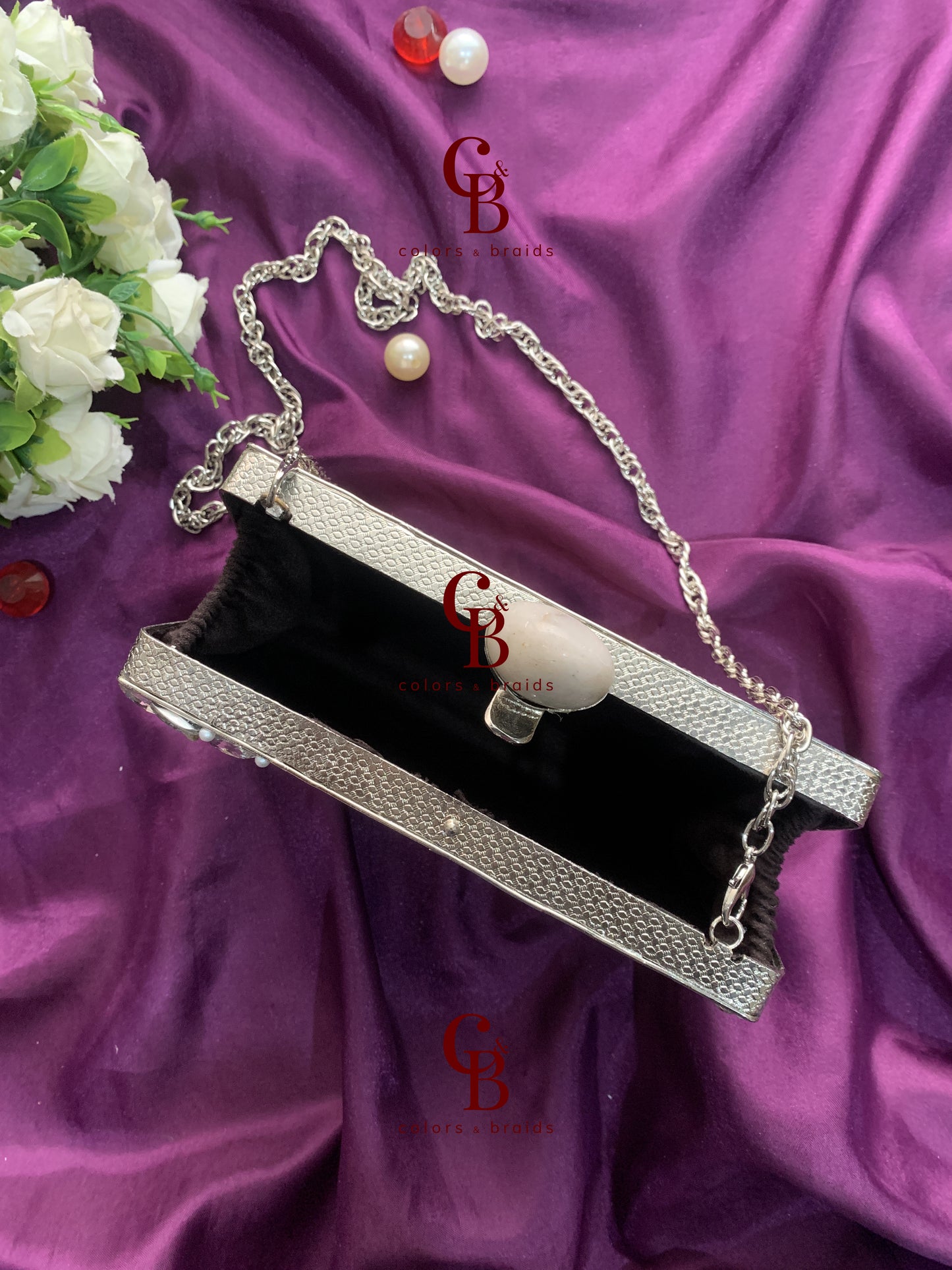 Sea Breeze Mother of Pearl - MOP Clutch