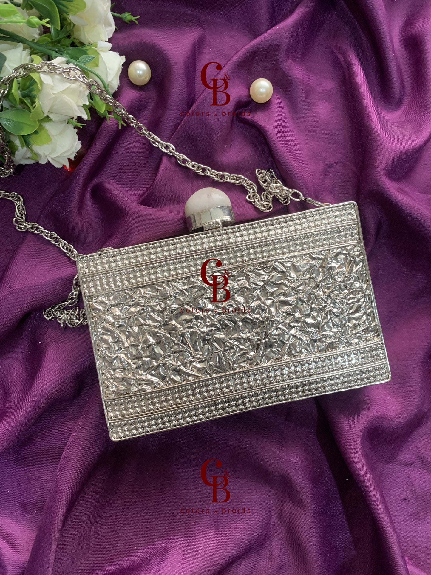 Sea Breeze Mother of Pearl - MOP Clutch