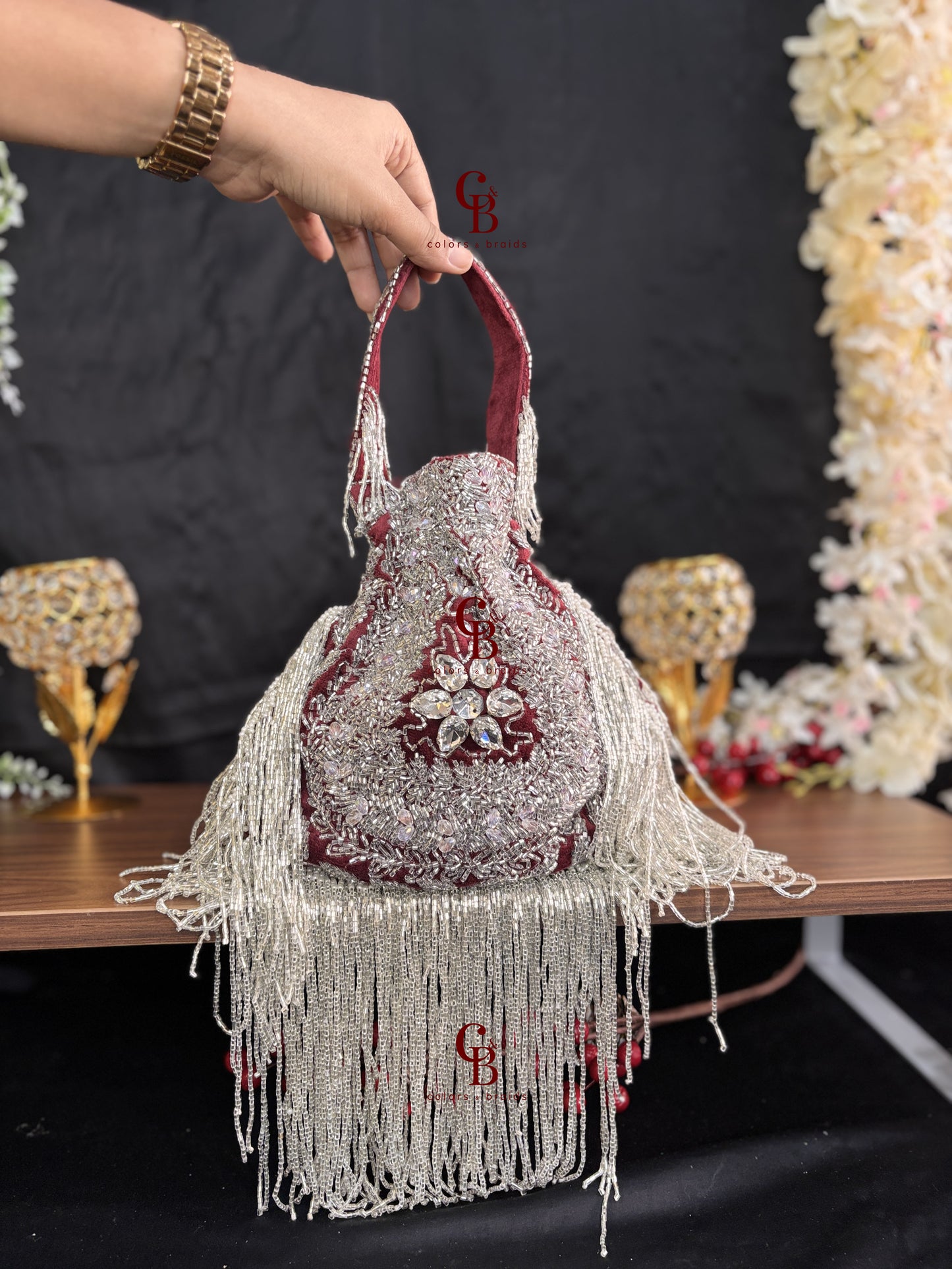 Long Tassels Potli
