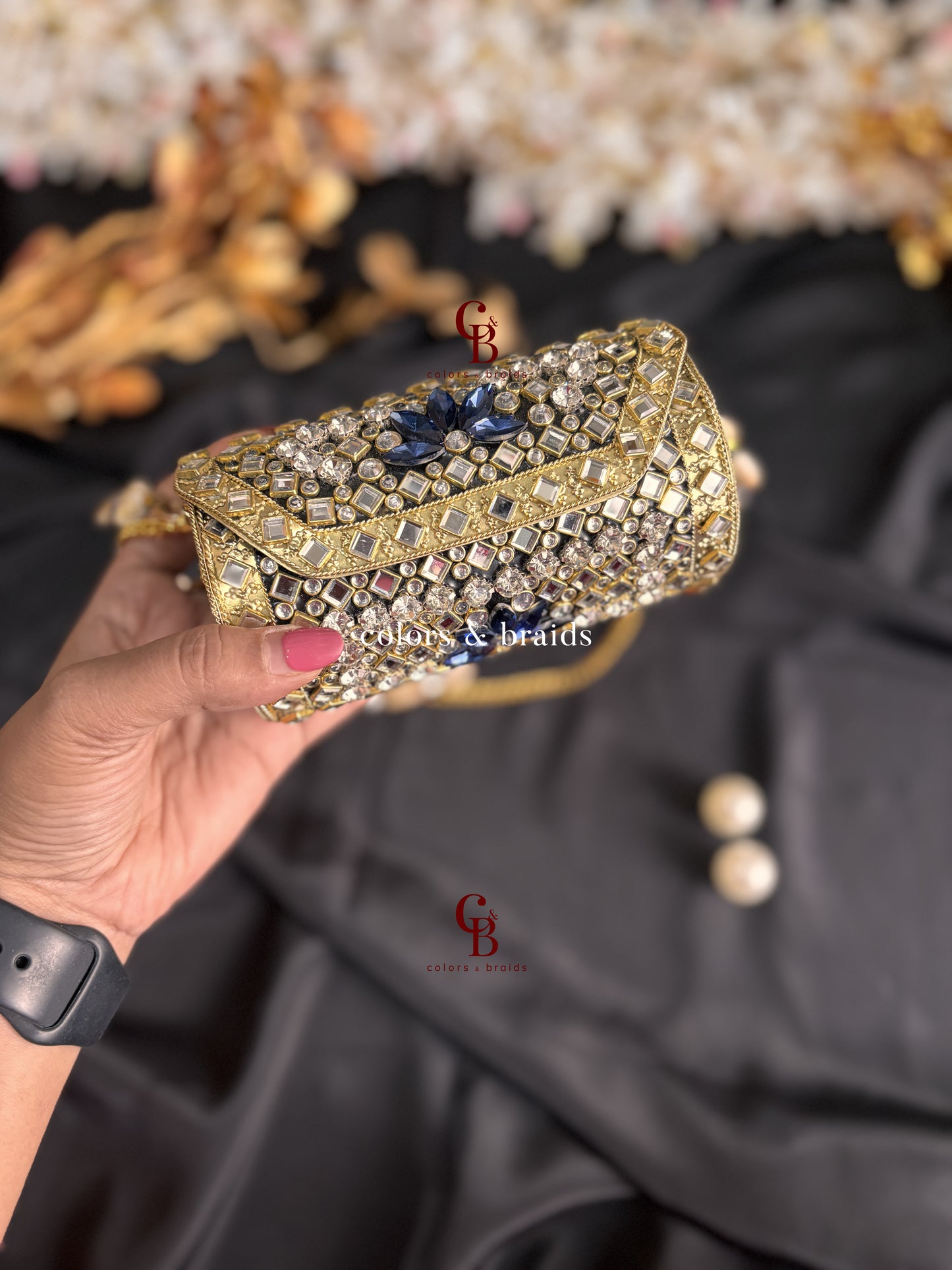 Rayba Kundan Clutch - Mini
