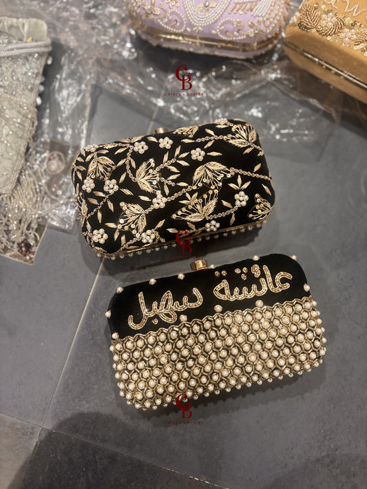 Name customised wedding Clutch