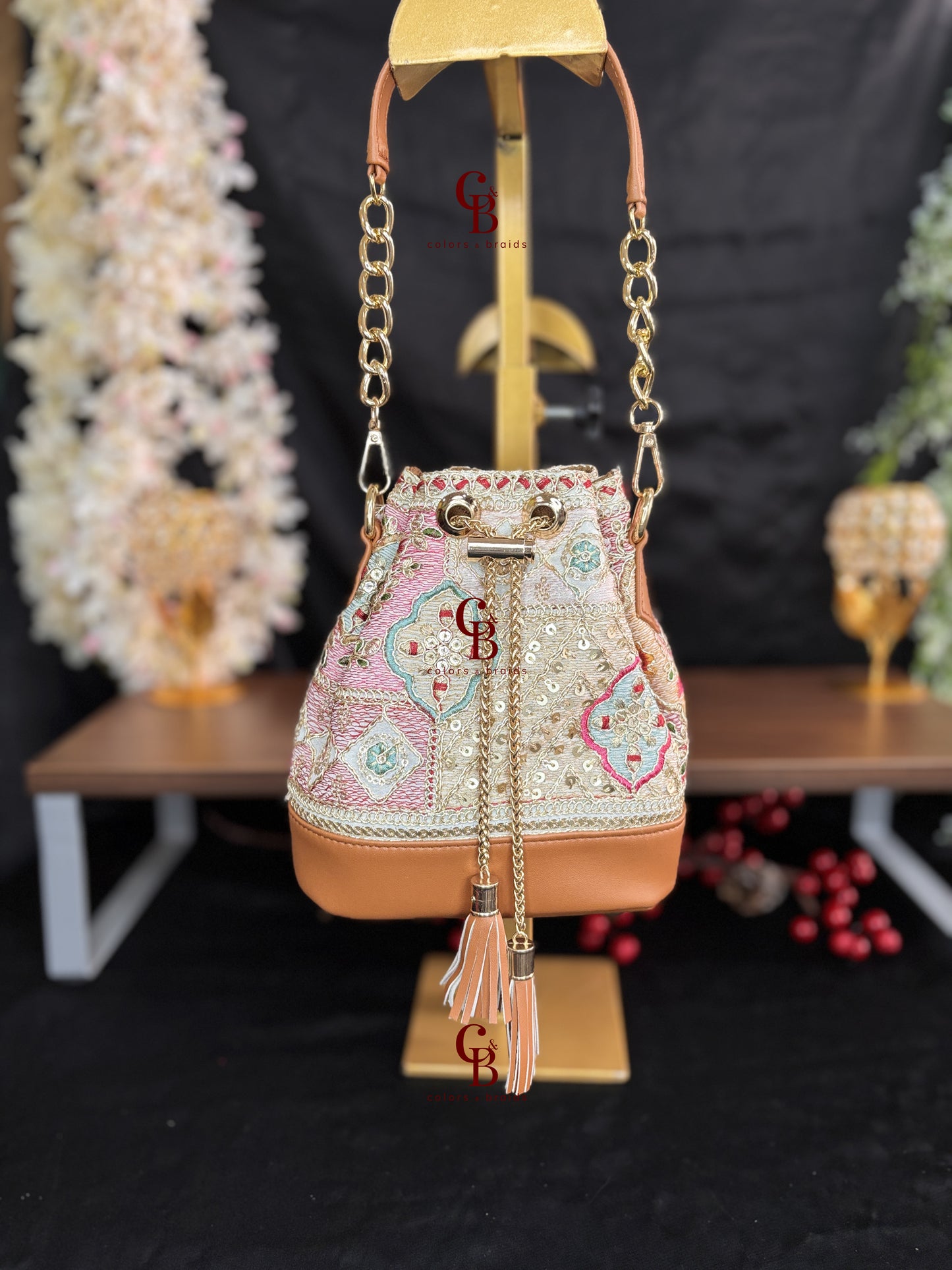 Multi Color Bucket Bag