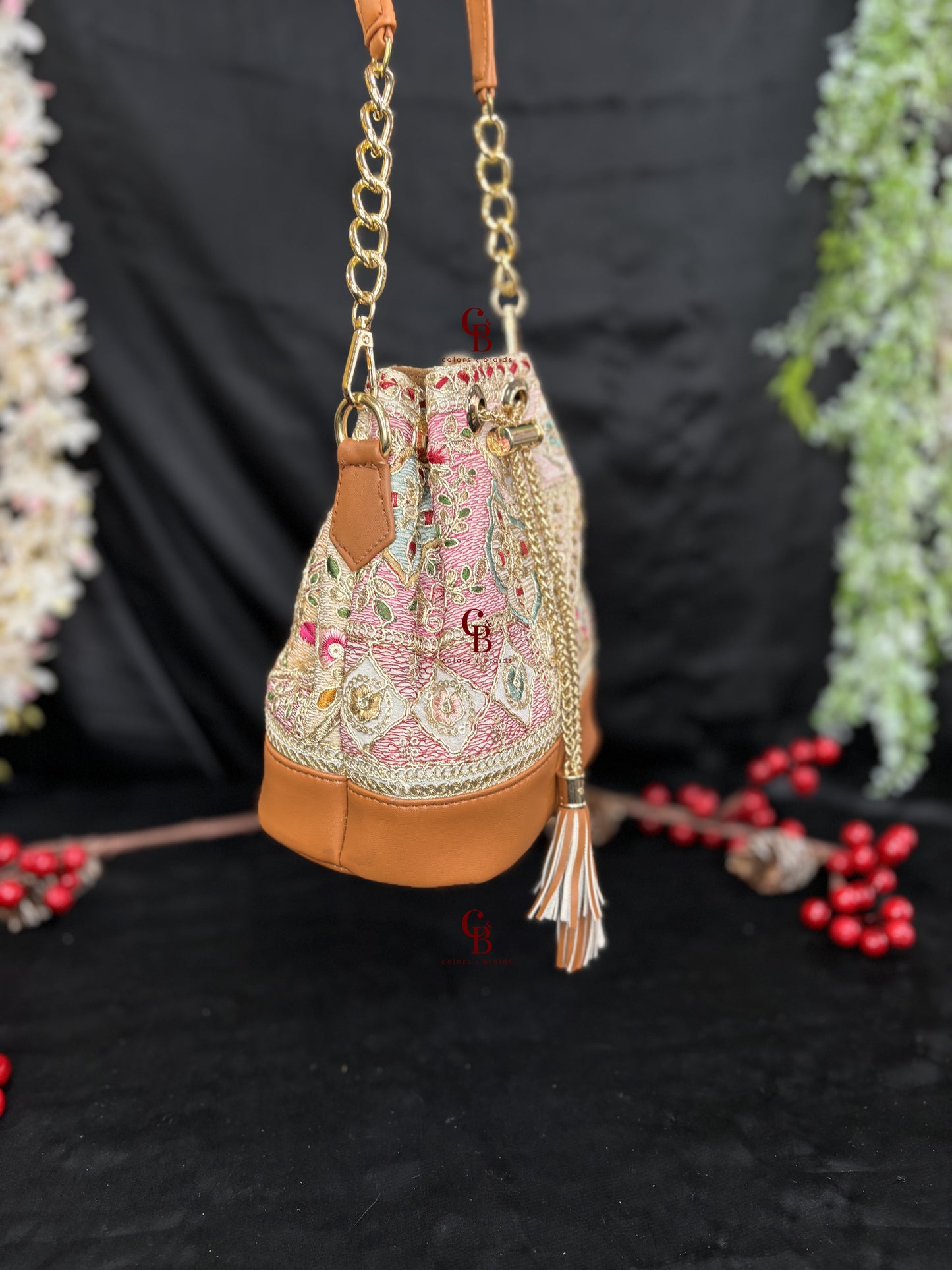 Multi Color Bucket Bag