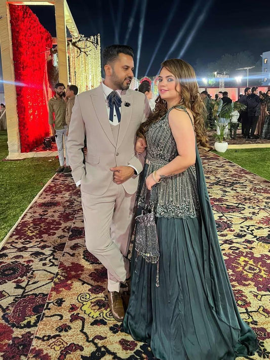 All over Crystal Droplets potli