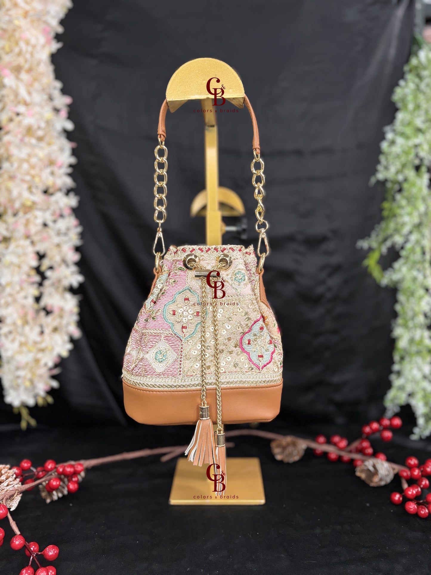 Multi Color Bucket Bag