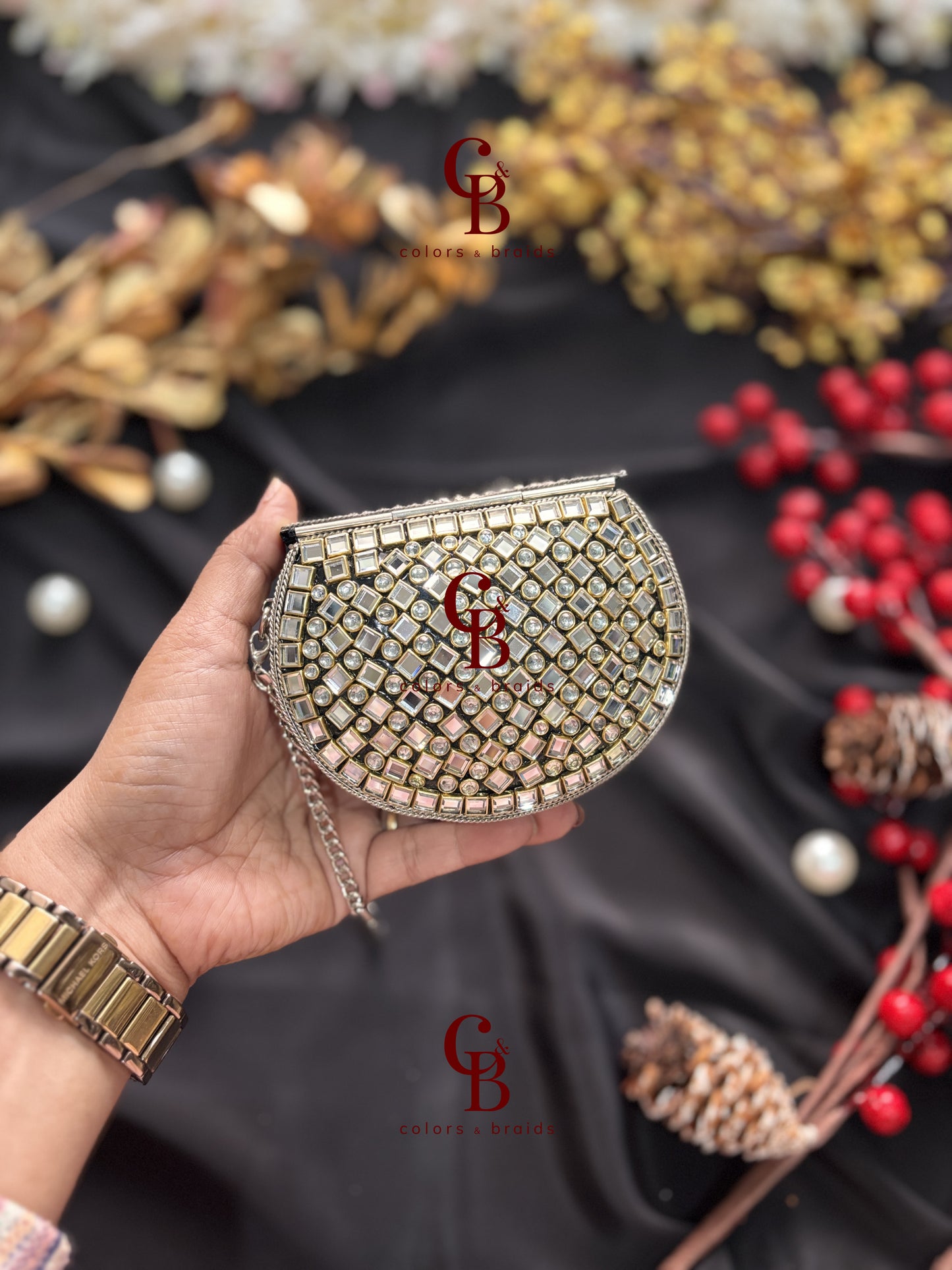 Siya Kundan Clutch