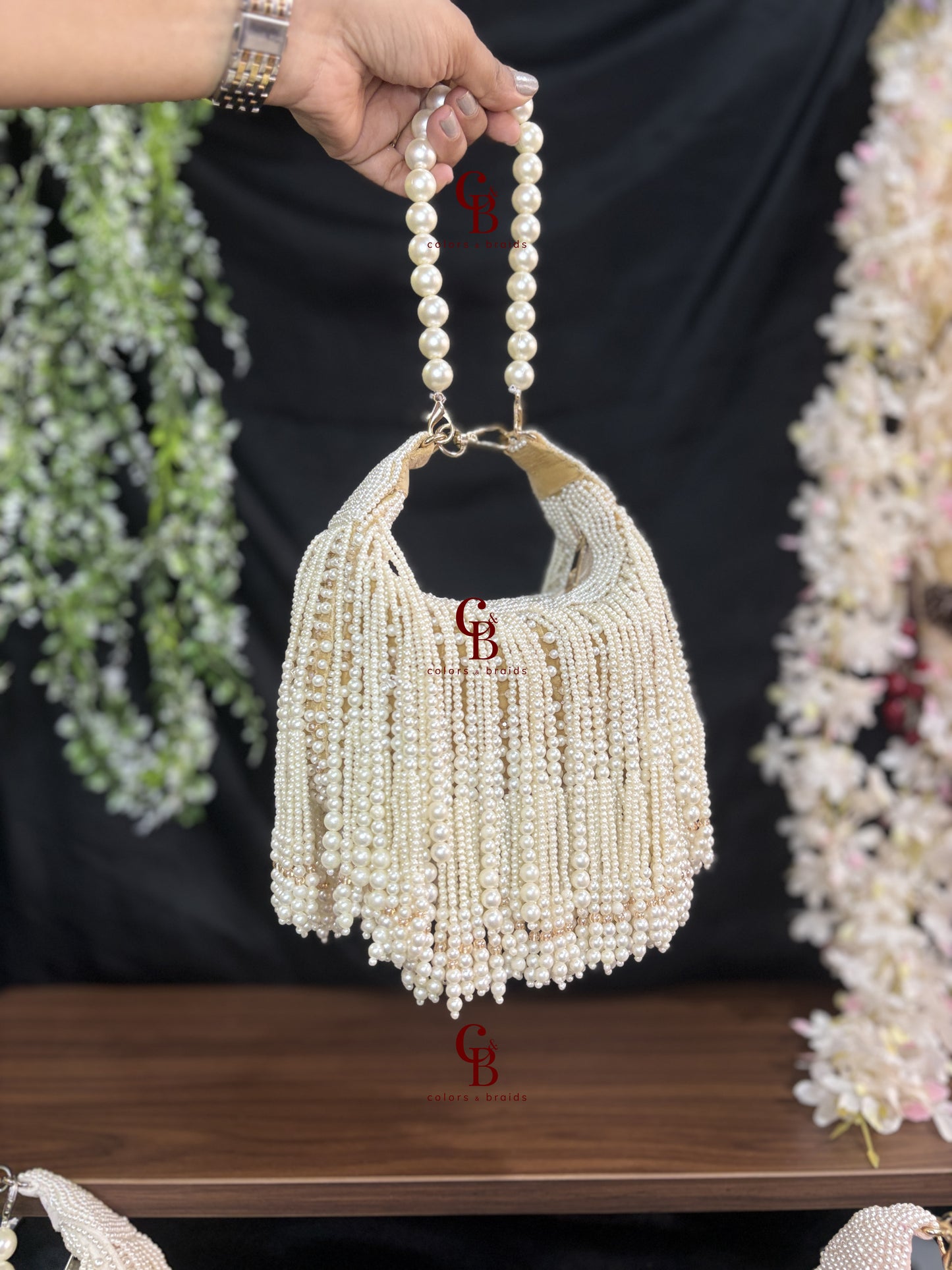 Oyester Pearl Moon Bag