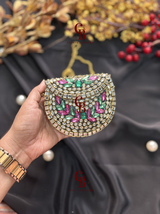 Raani Kundan Clutch