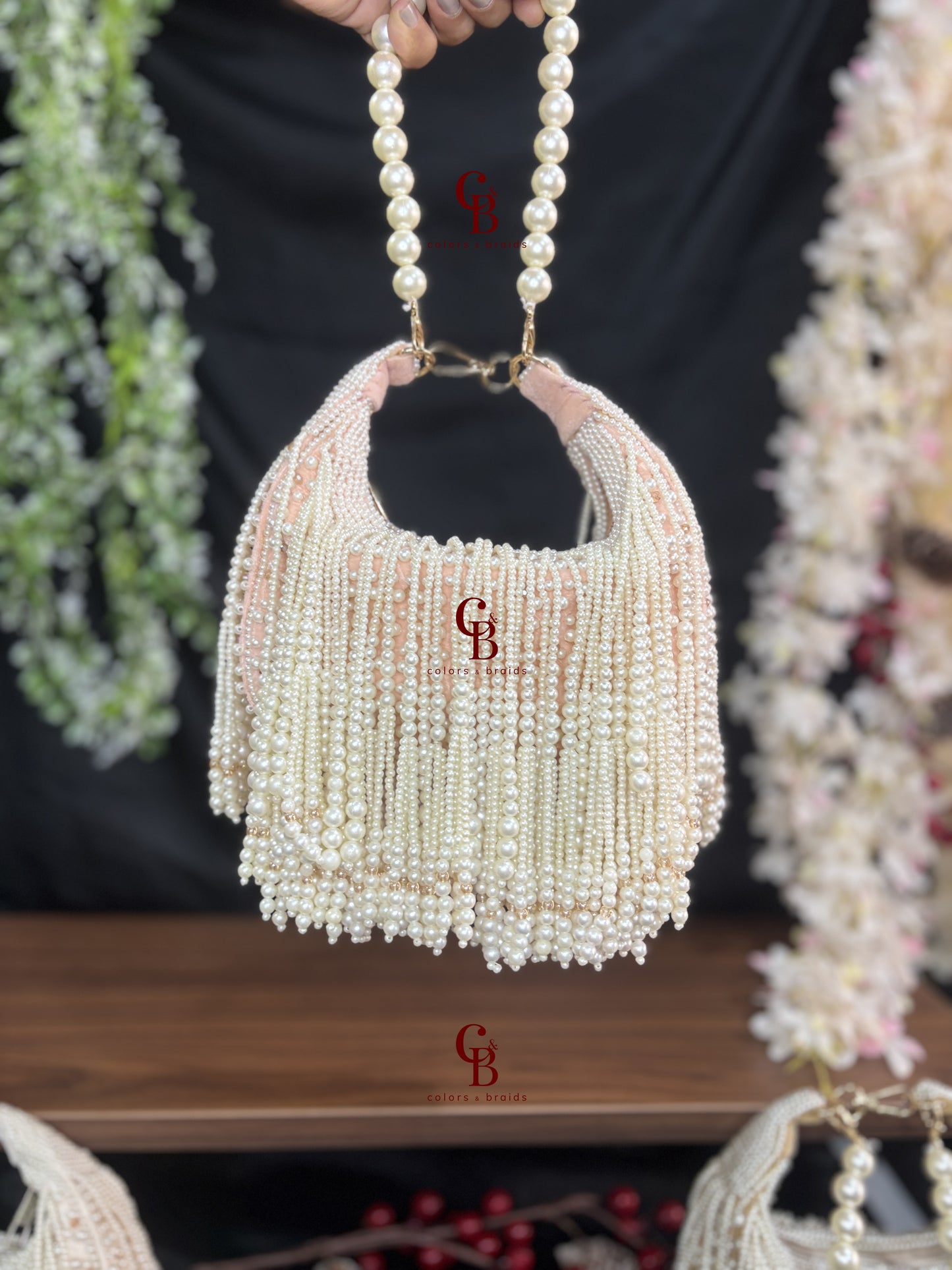Oyester Pearl Moon Bag