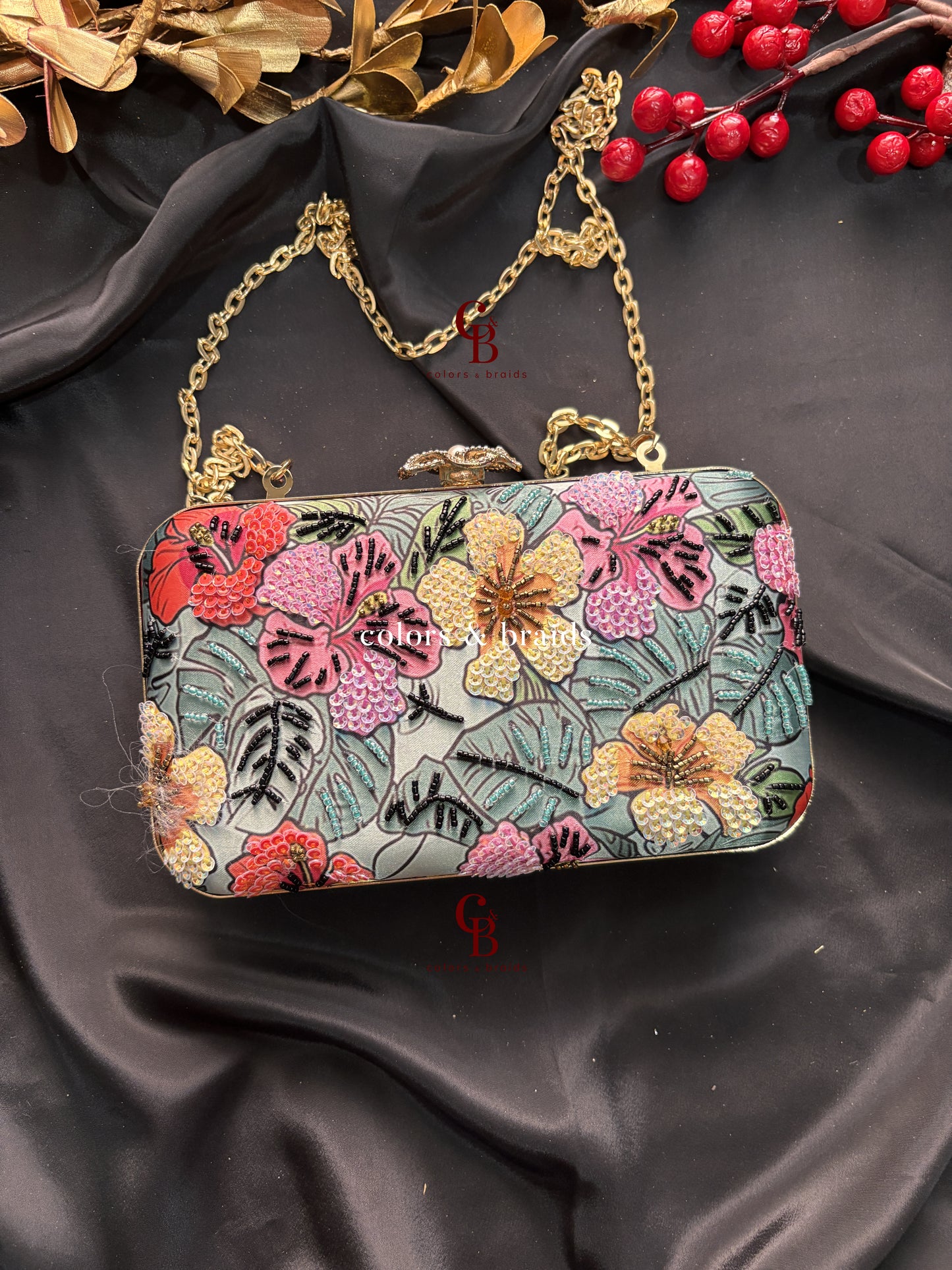 EverBloom Print Highlight Clutches