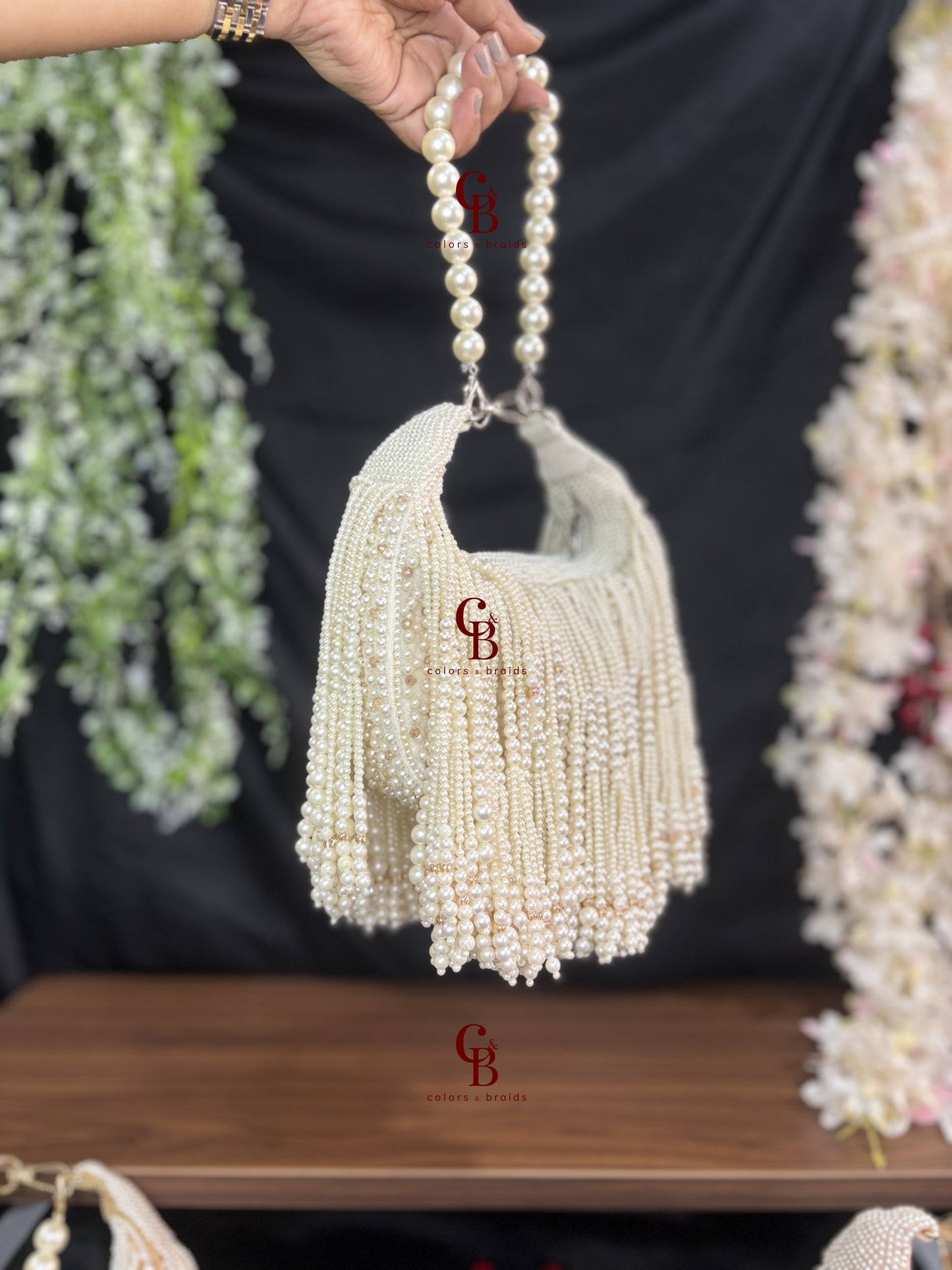 Oyester Pearl Moon Bag