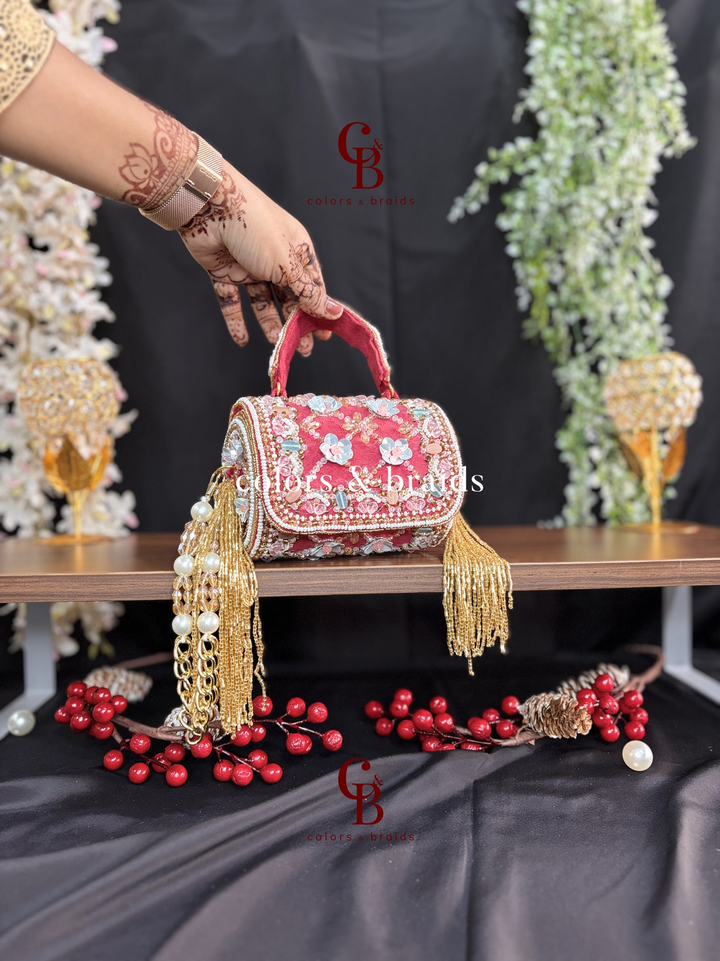Drum Pastel Cylindrical Bag