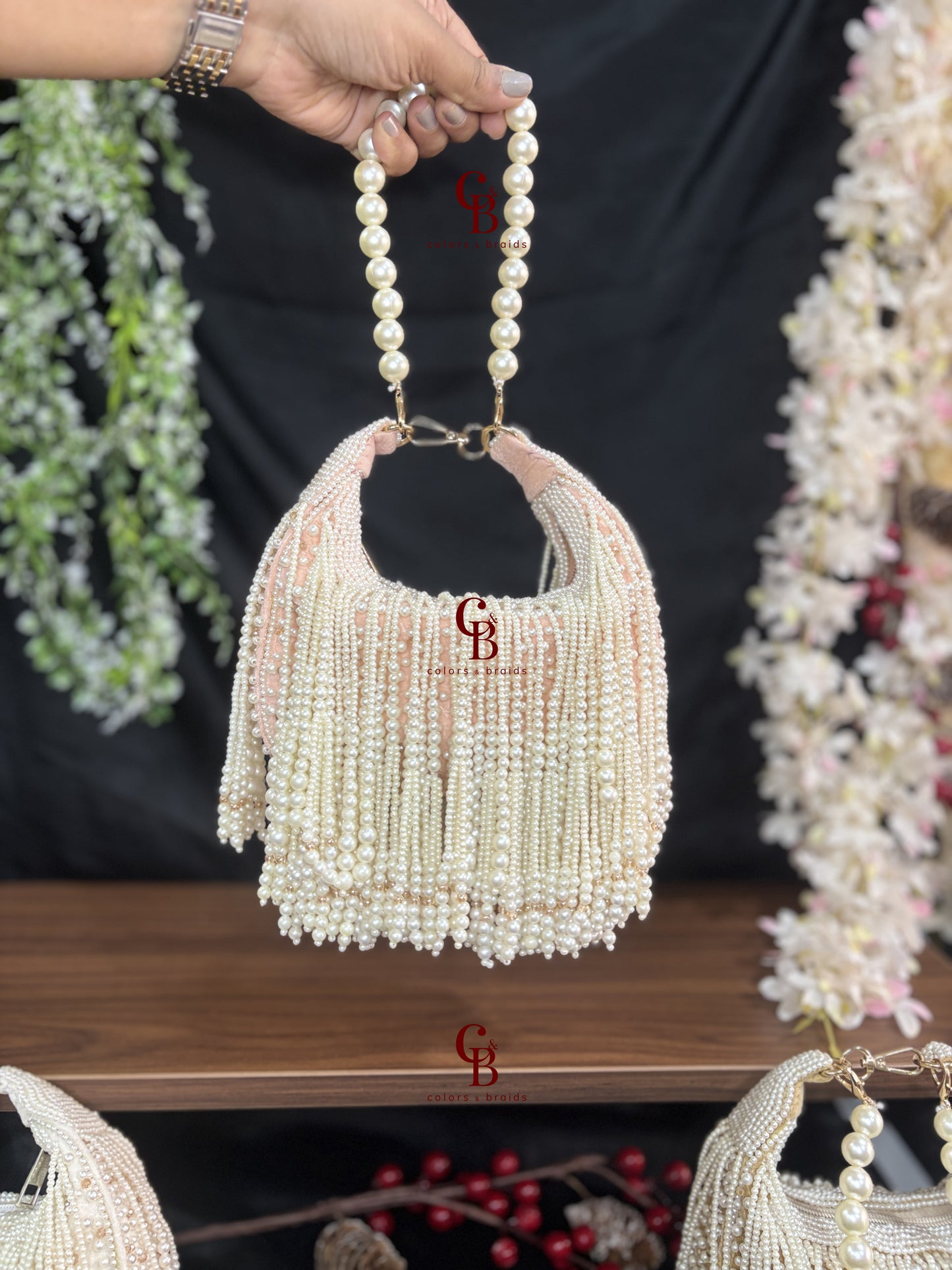 Oyester Pearl Moon Bag