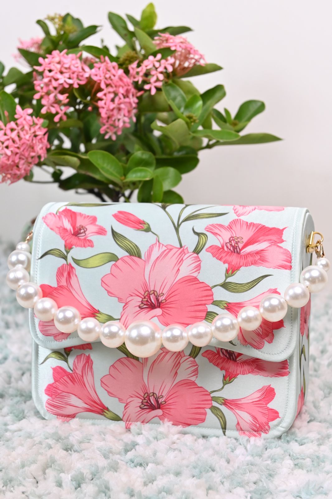 Digital print Flap Clutch