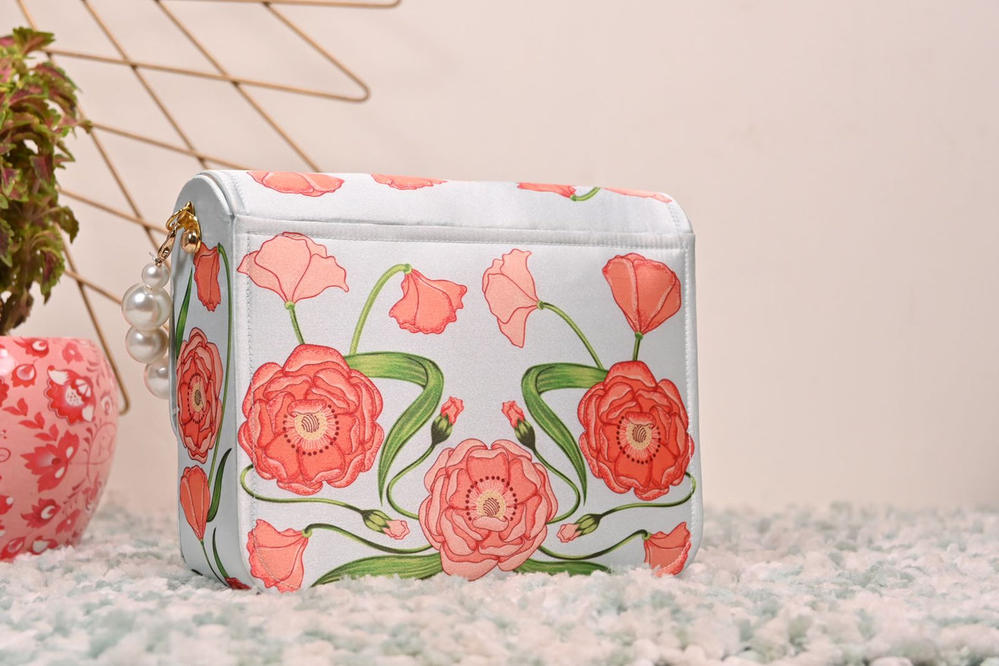Digital print Flap Clutch