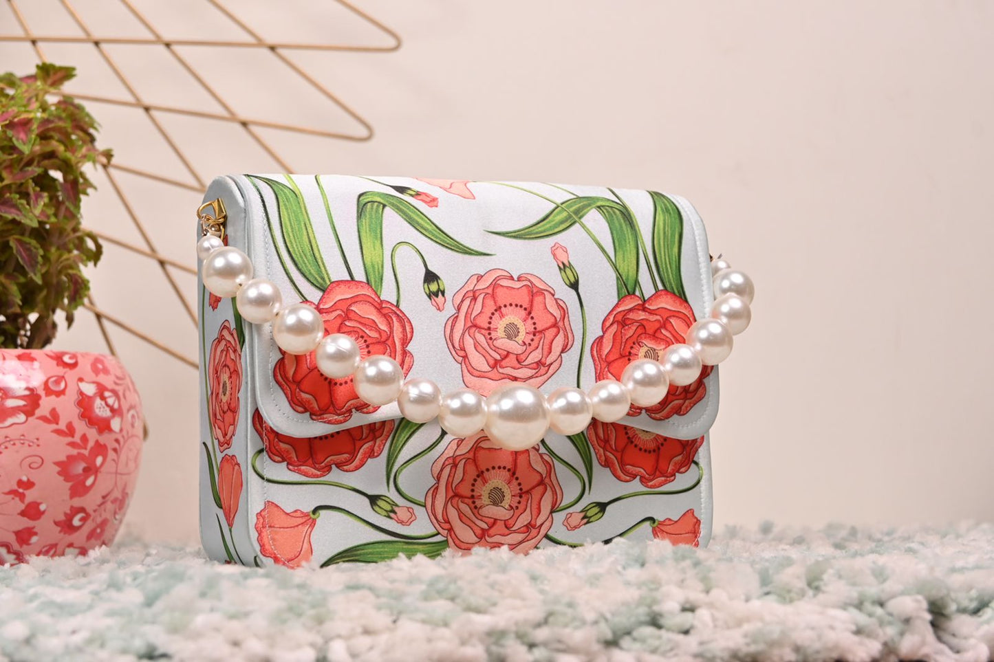 Digital print Flap Clutch