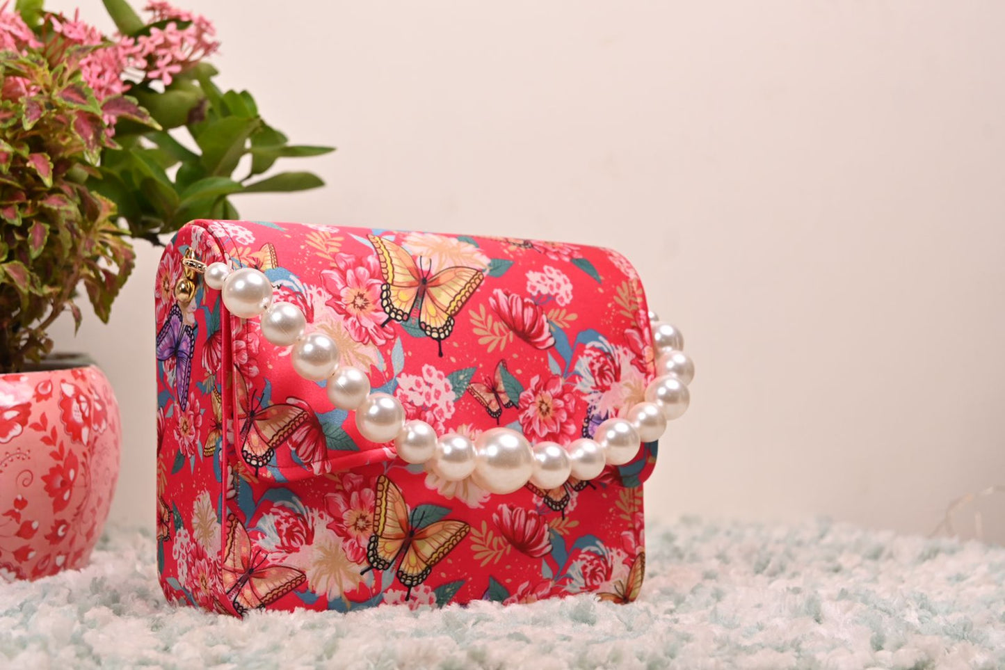 Digital print Flap Clutch