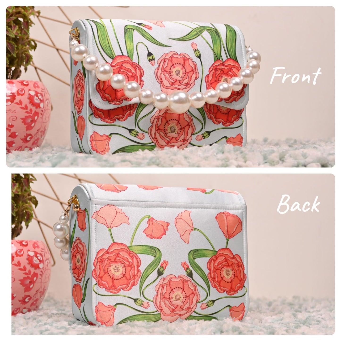 Digital print Flap Clutch