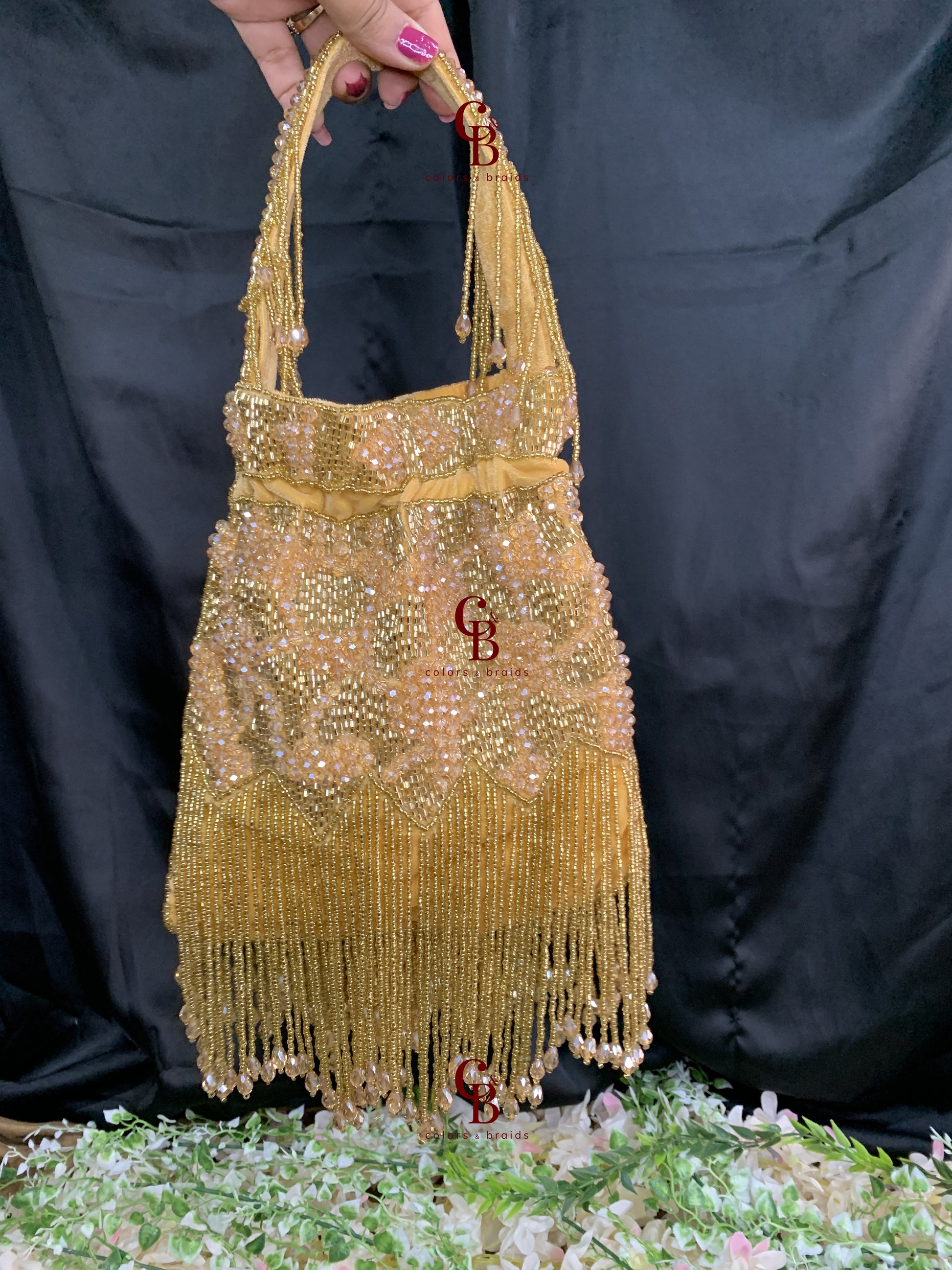Crystal Cut Dana Potli