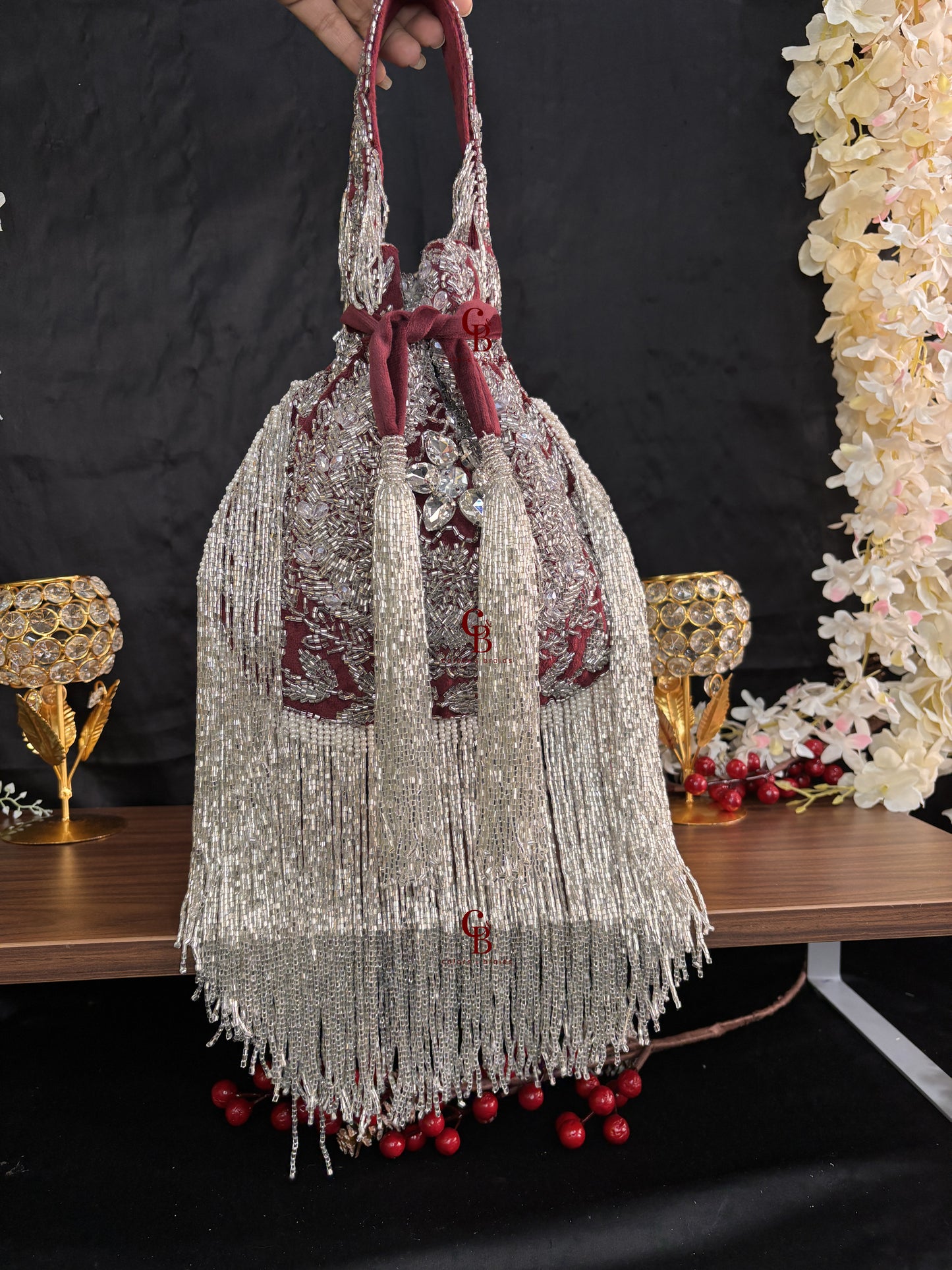 Long Tassels Potli