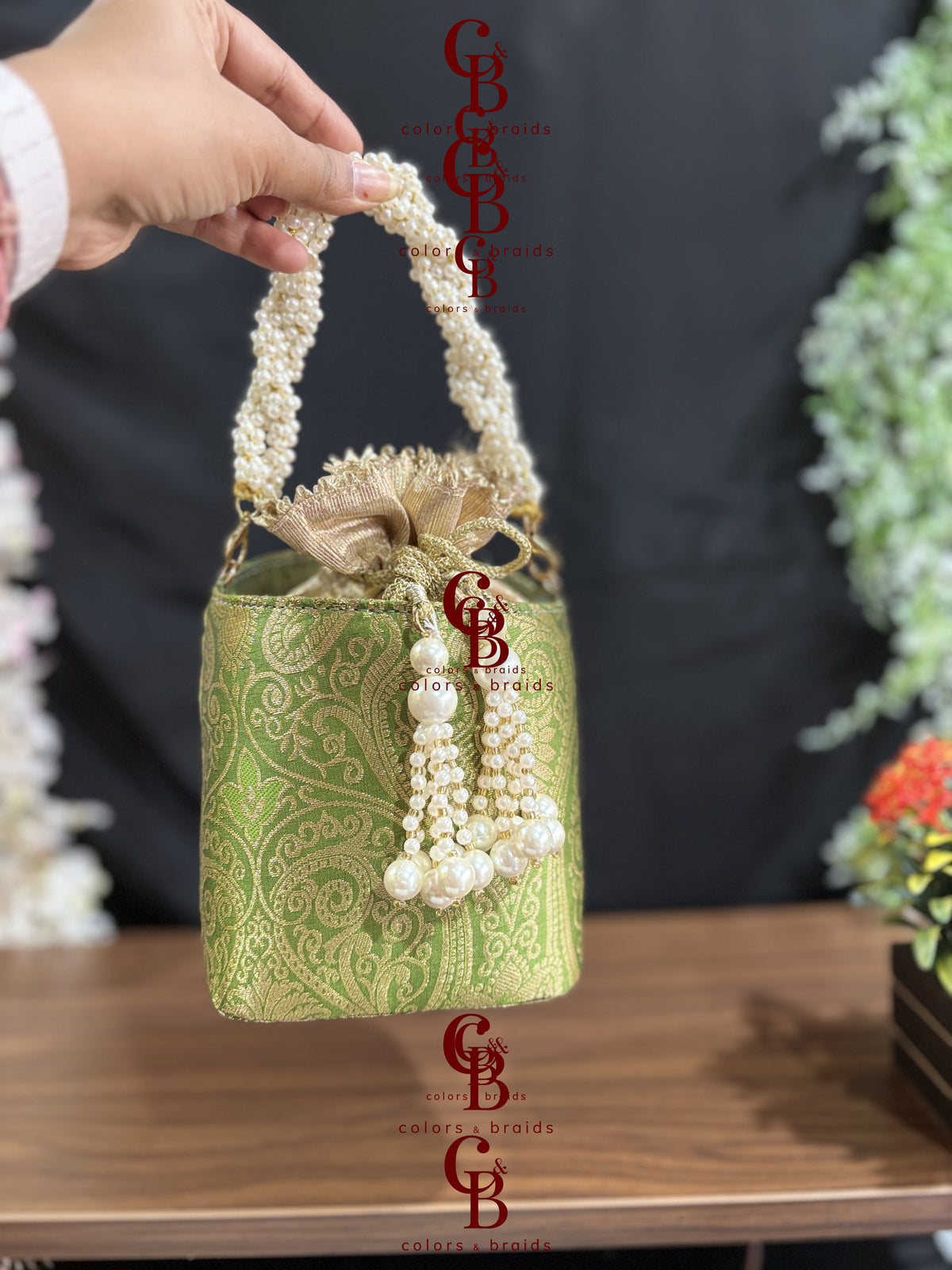 Banarasi Potli Bucket Bag