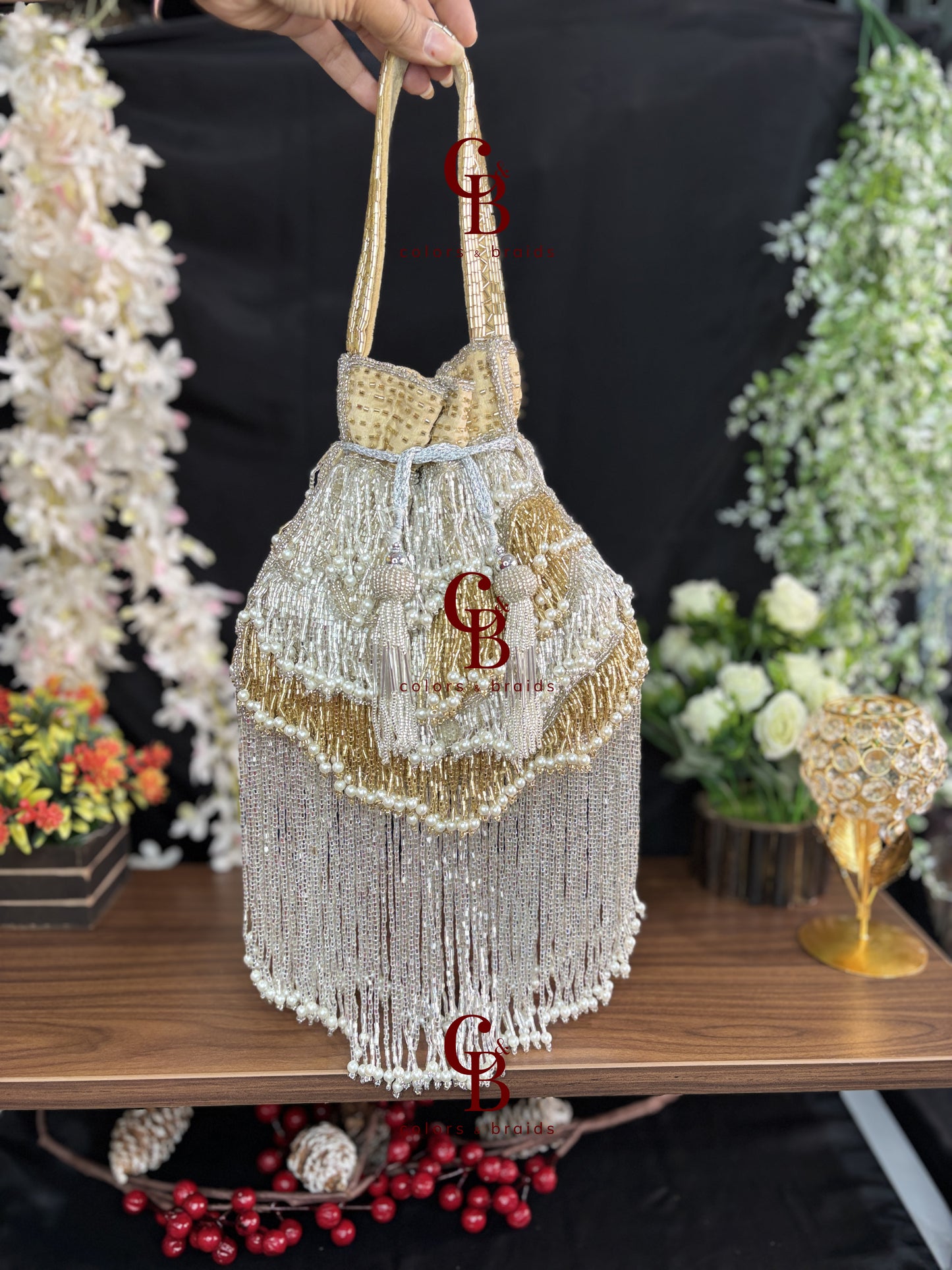 Noorani Fringe Potli