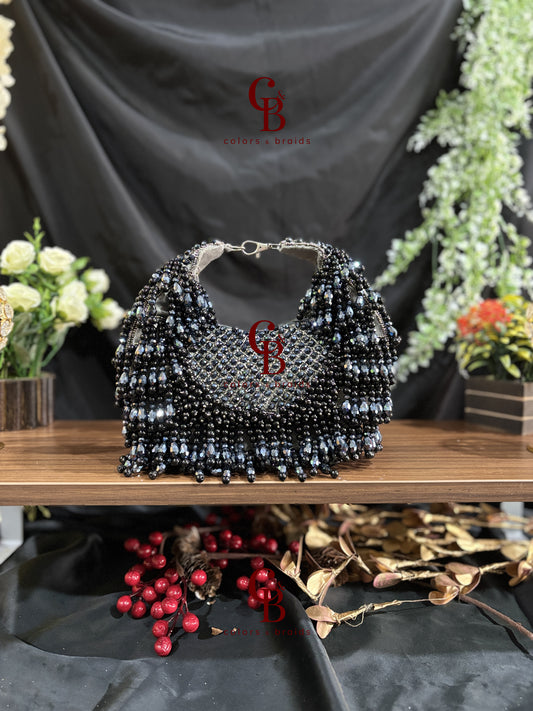 Arohi Moon Crystal Bag - Grey