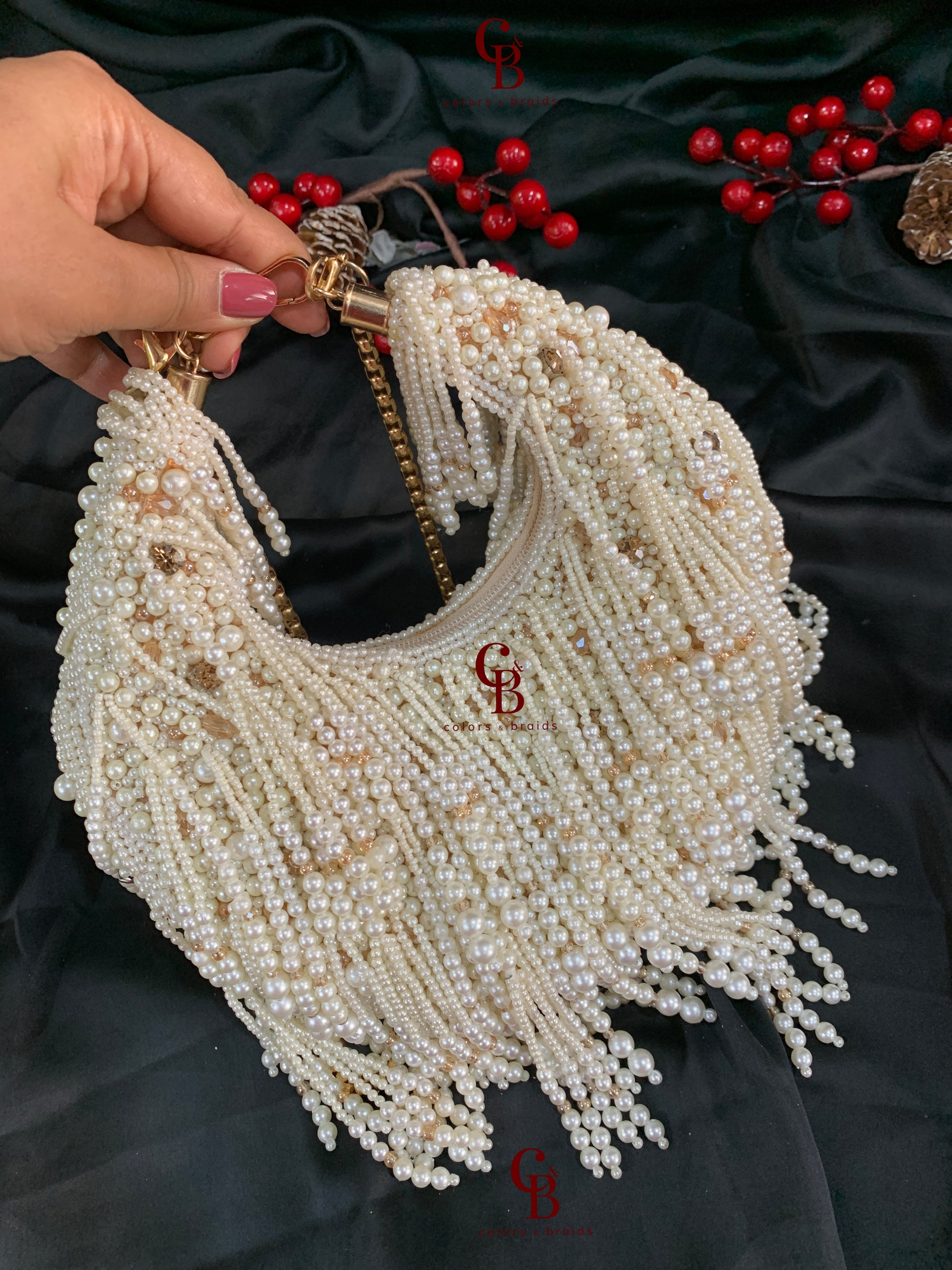 Moonlight Pearl Mini Potli