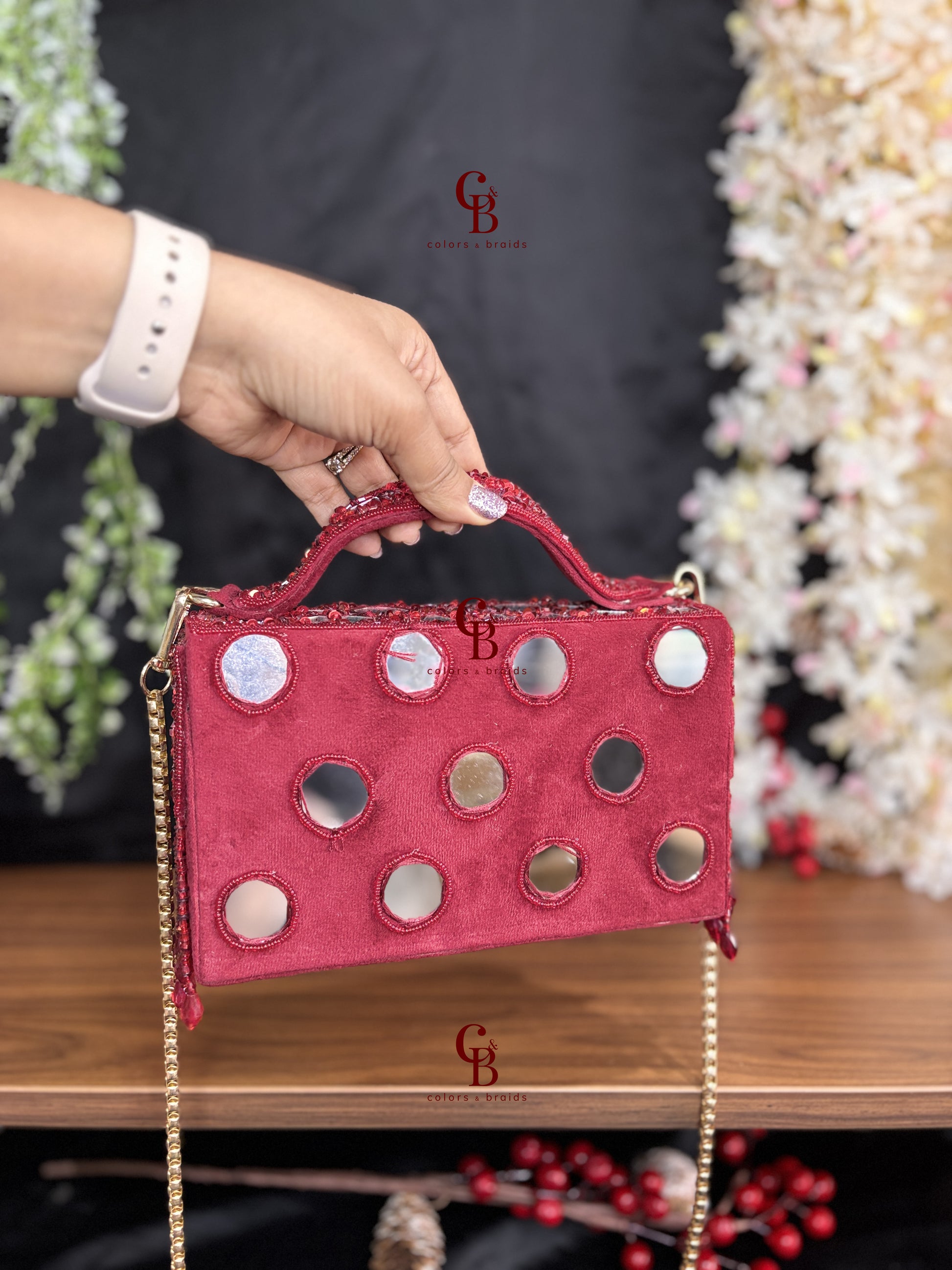 Mirror Glaze flap bag