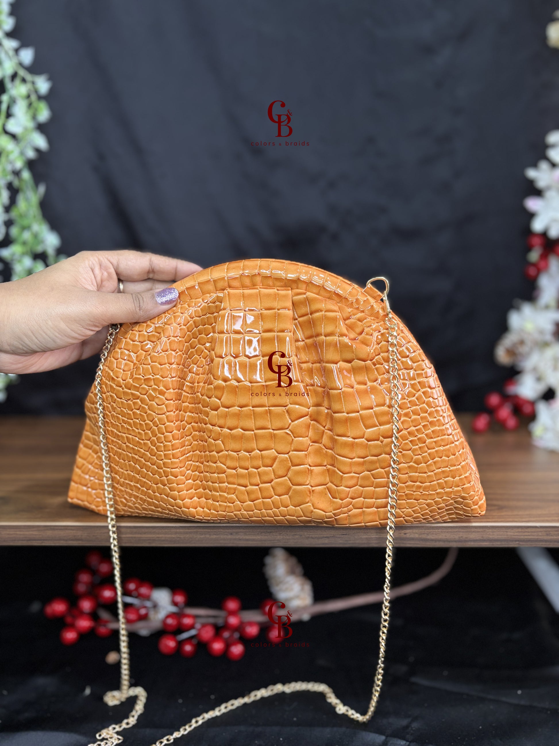 Candy Crush Leather Moon bag