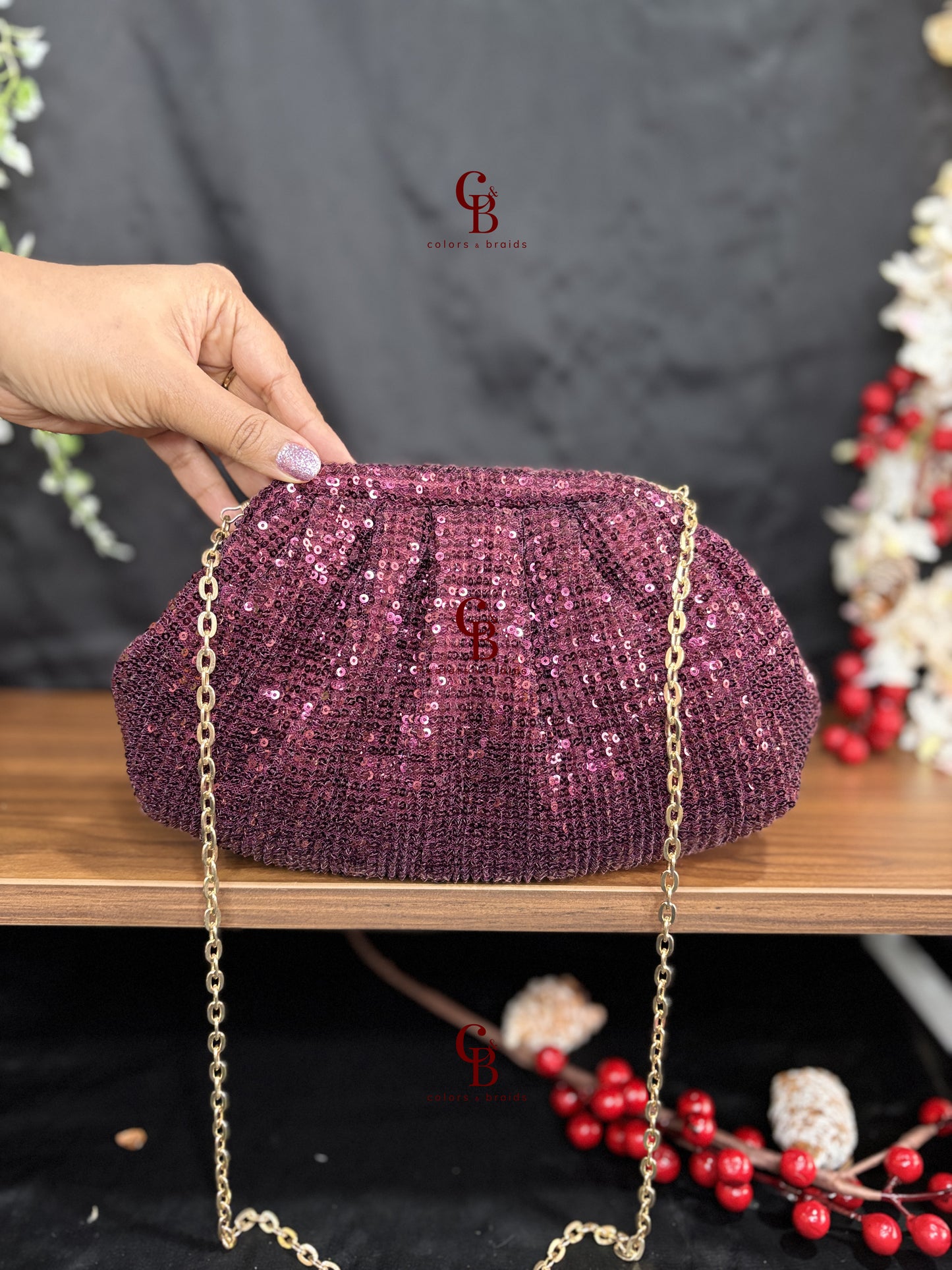 Shine Sequin Batua