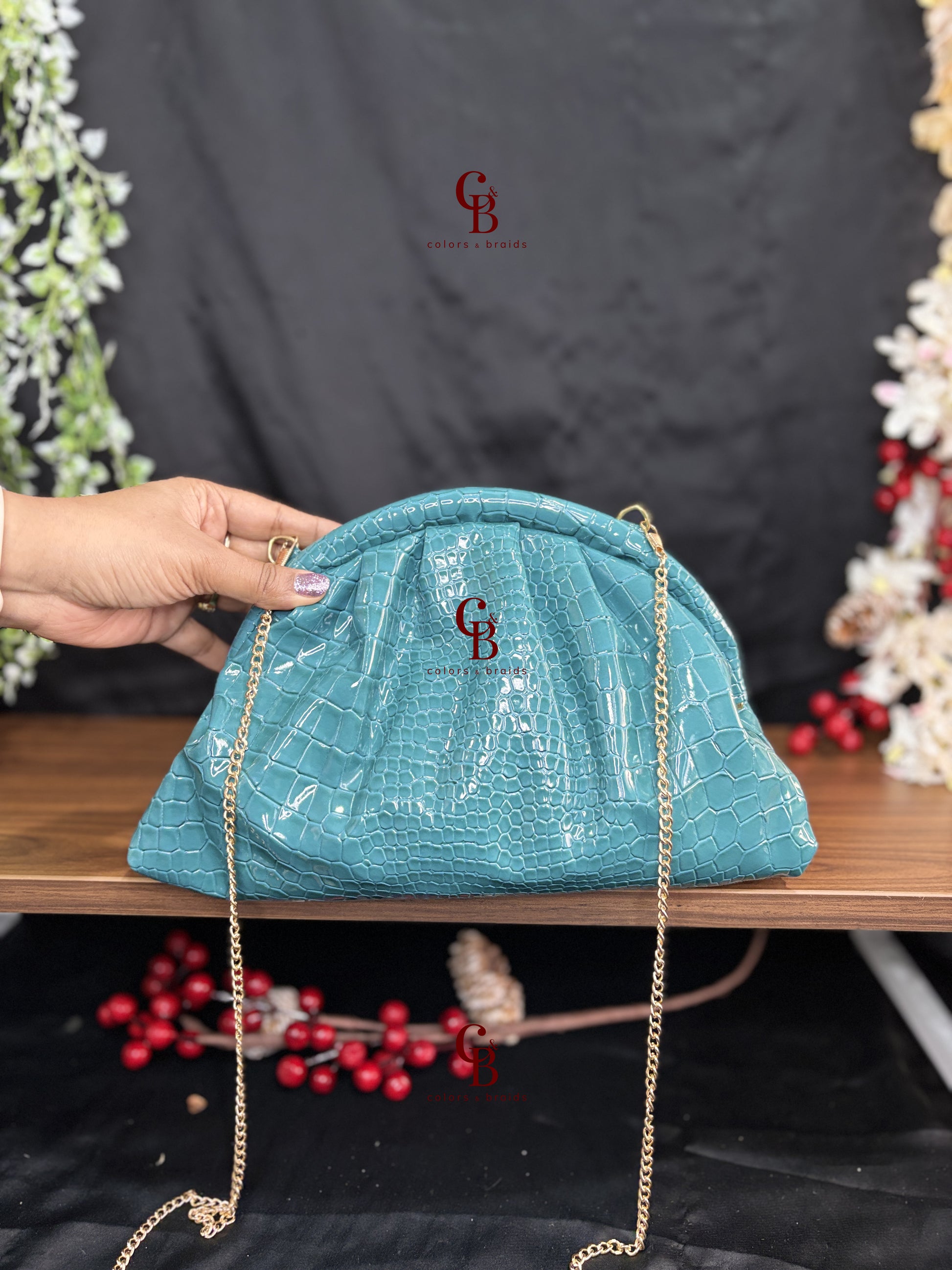 Candy Crush Leather Moon bag