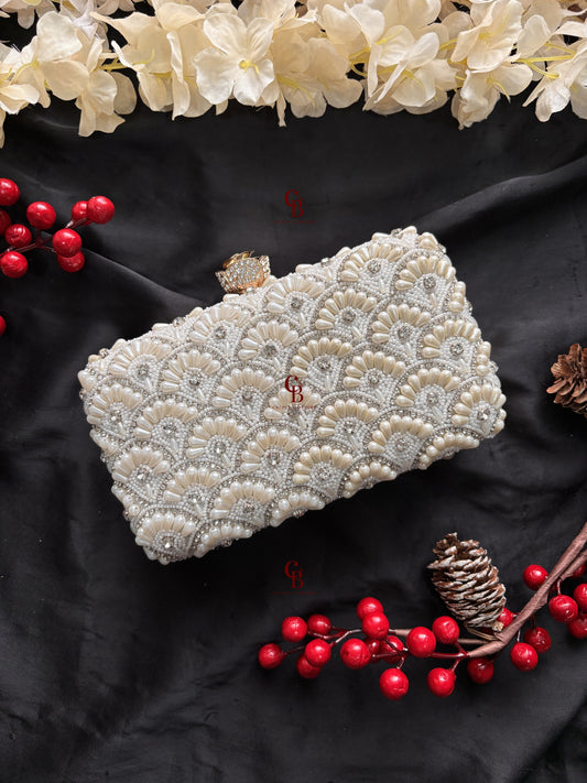 Mala Pearl Clutch