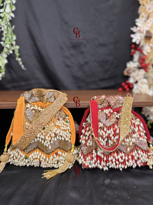 Nagma Multi Beaded potli