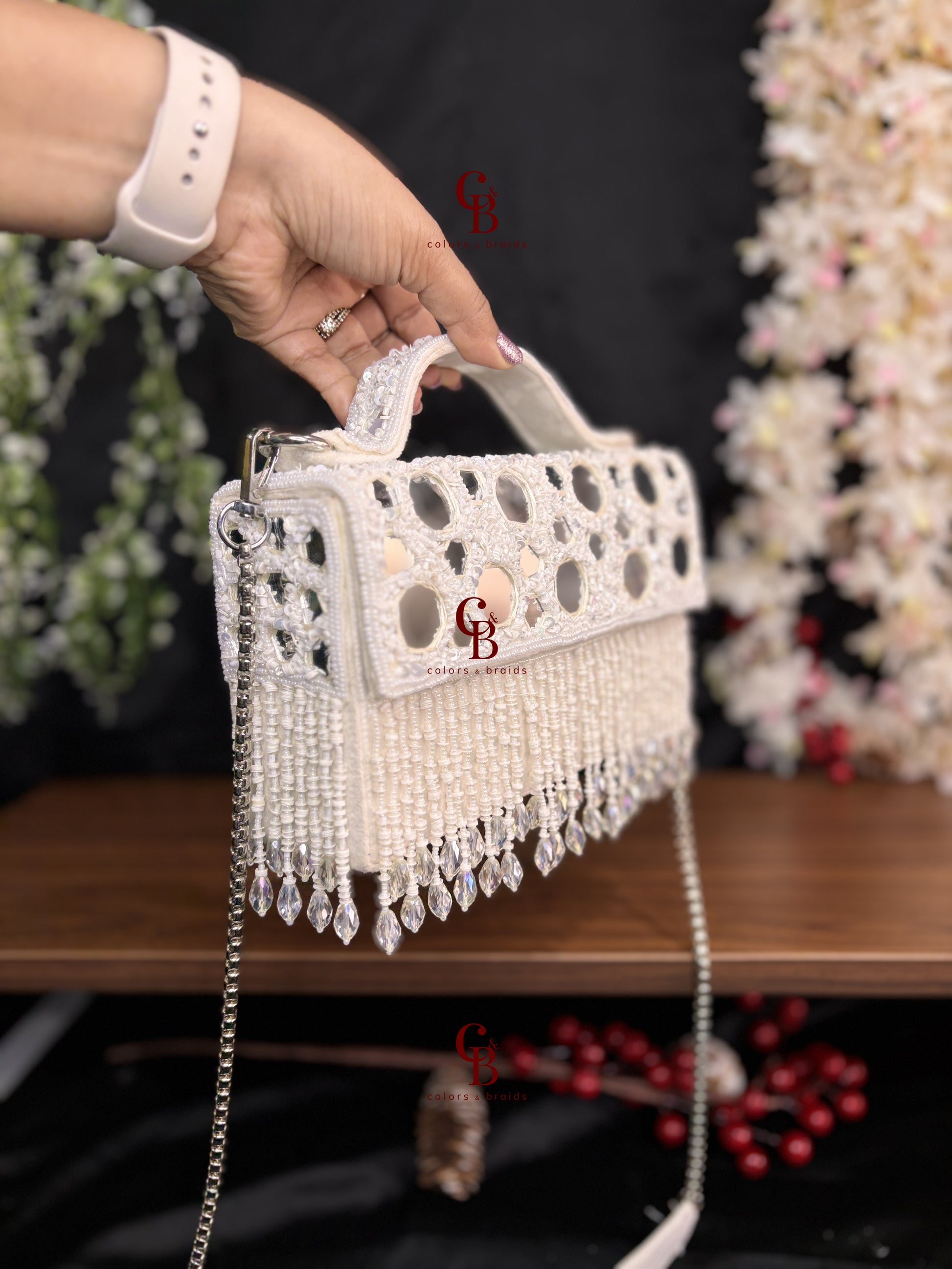 Mirror Glaze flap bag