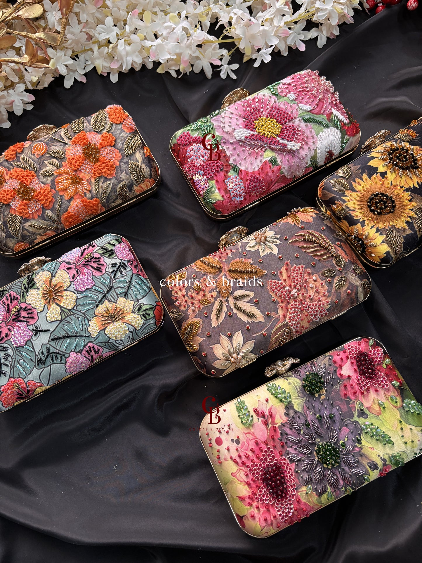 EverBloom Print Highlight Clutches