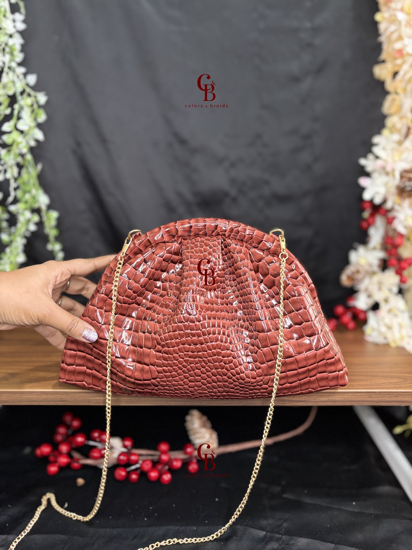 Candy Crush Leather Moon bag