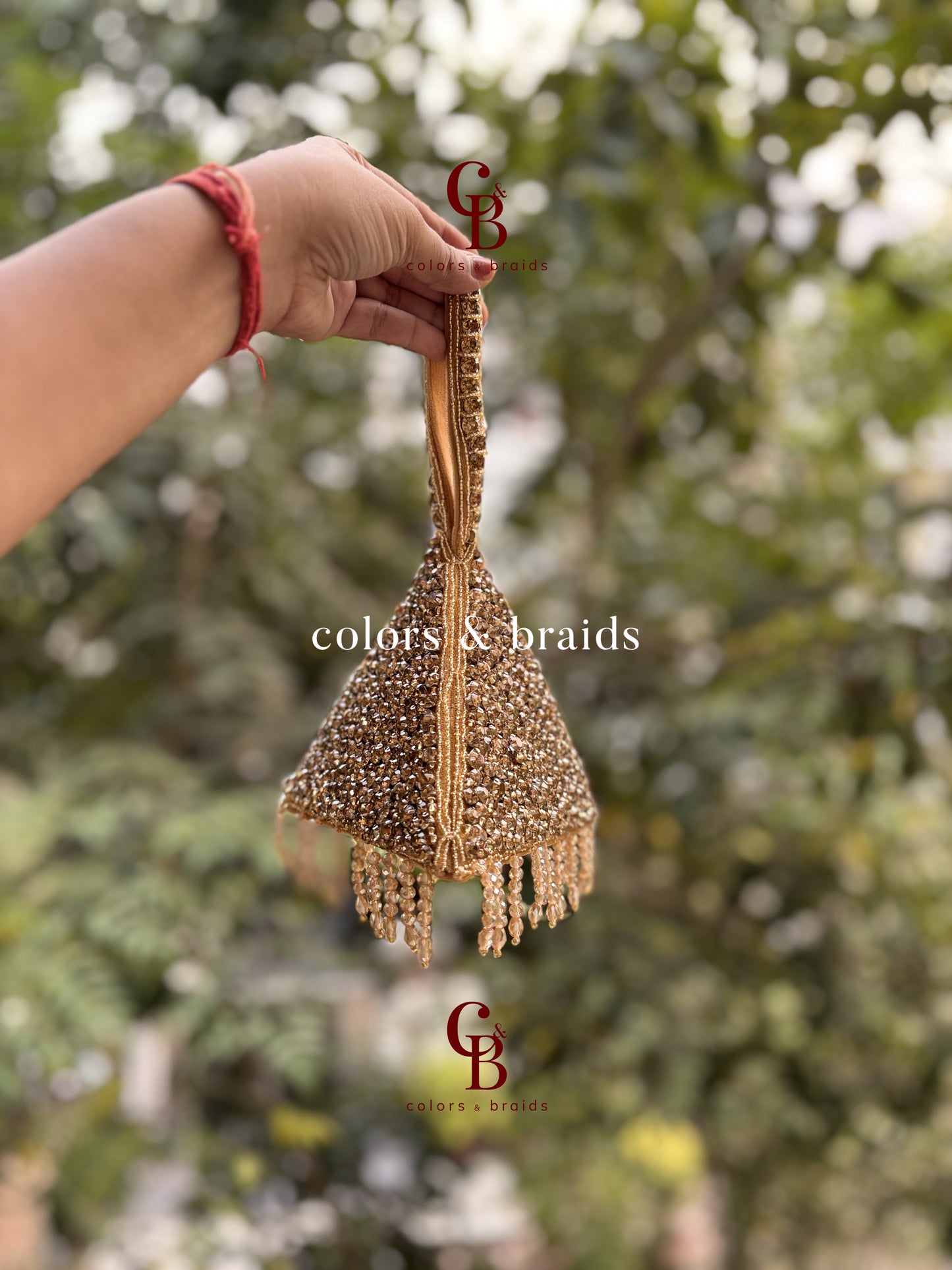 Samosa Gold and SIlver Potli