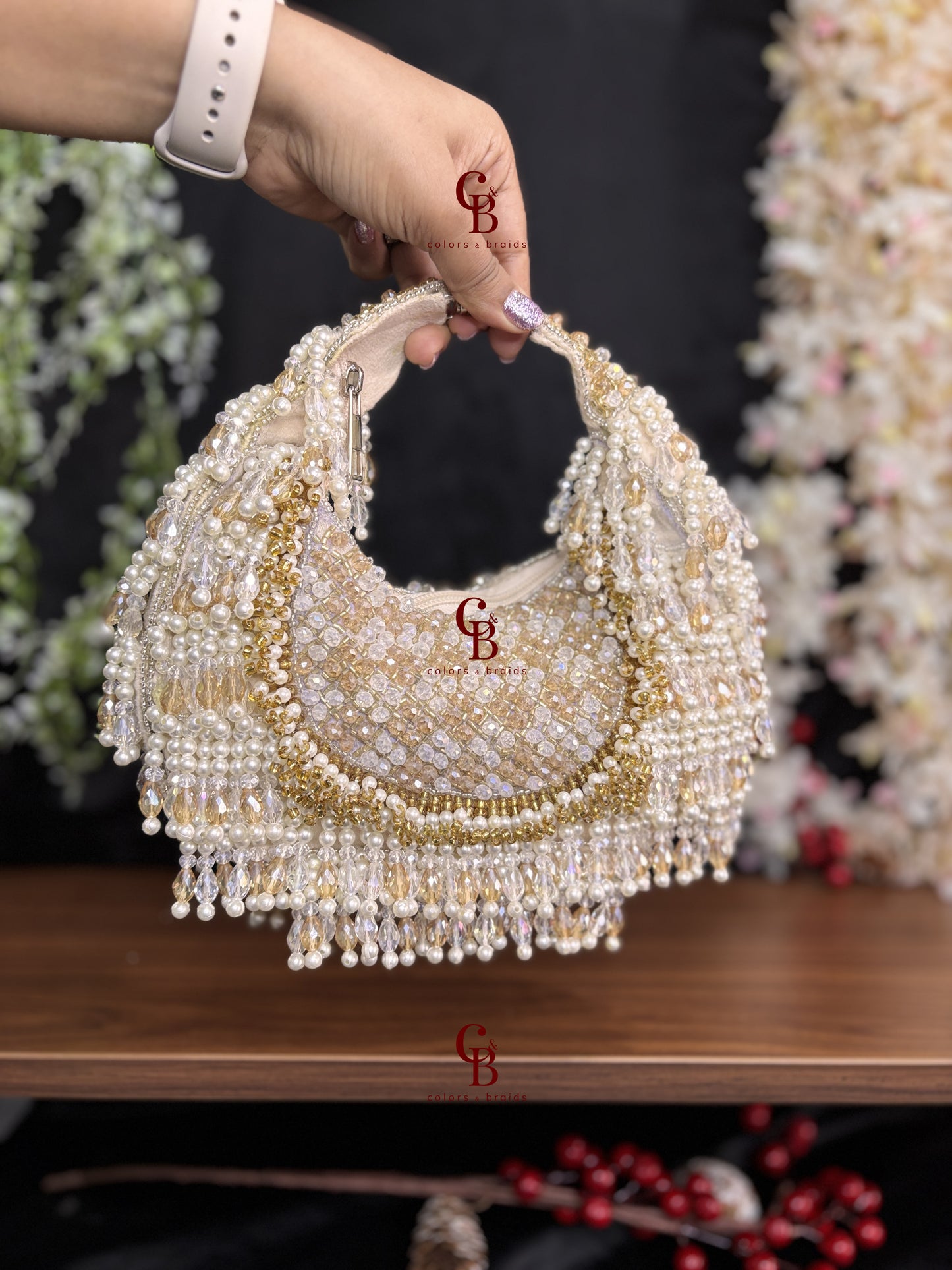 Arohi Crystal Moon Bag