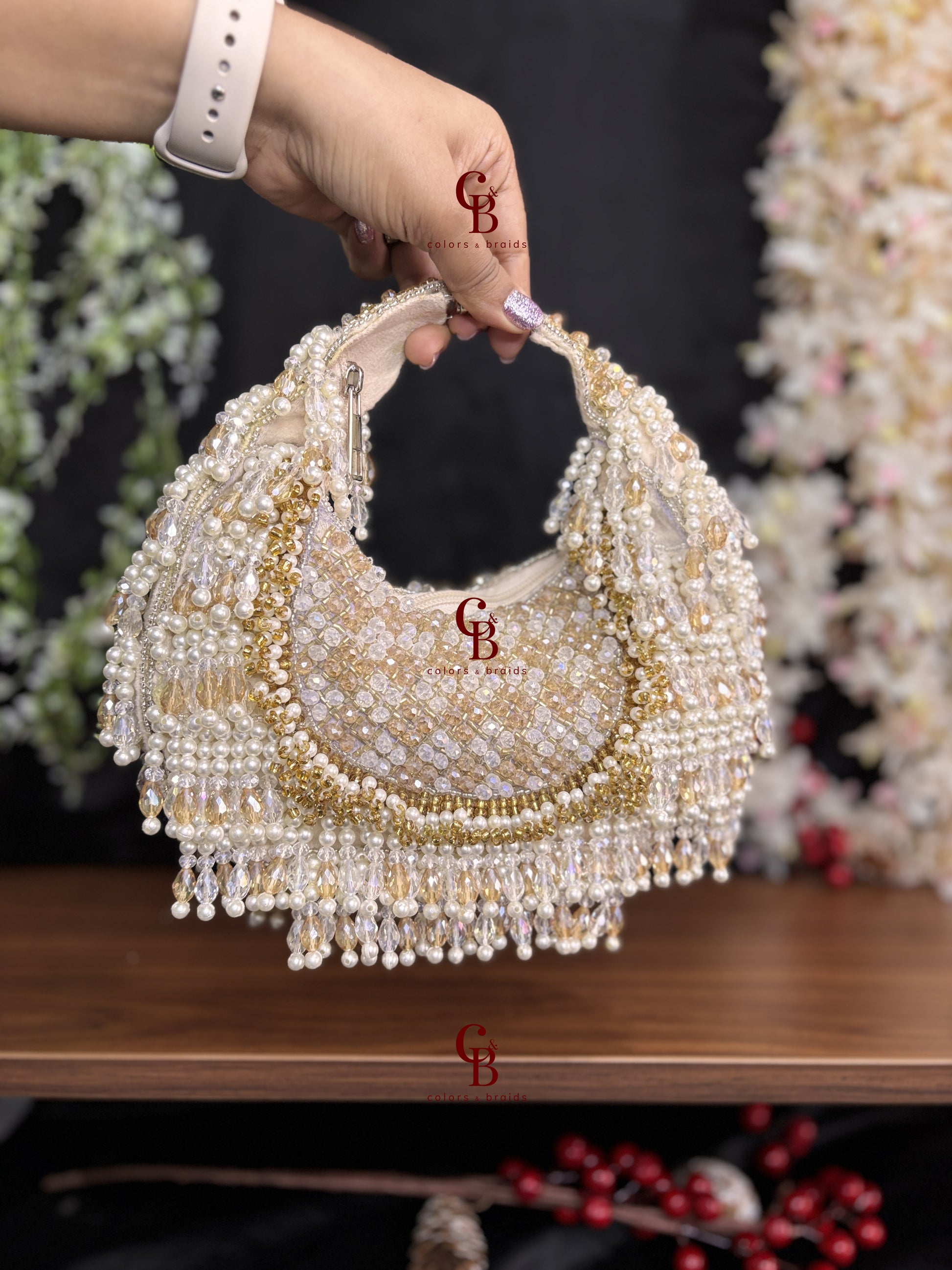Arohi Crystal Moon Bag