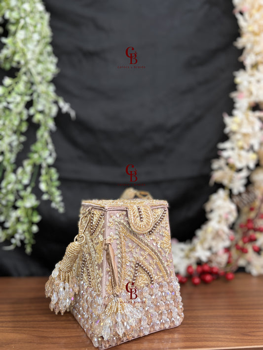 Sequin Box Clutch