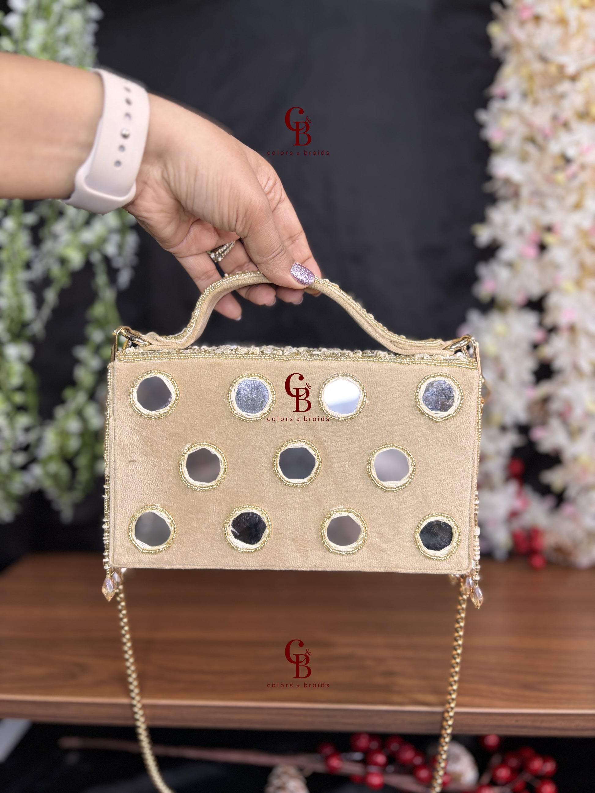 Mirror Glaze flap bag