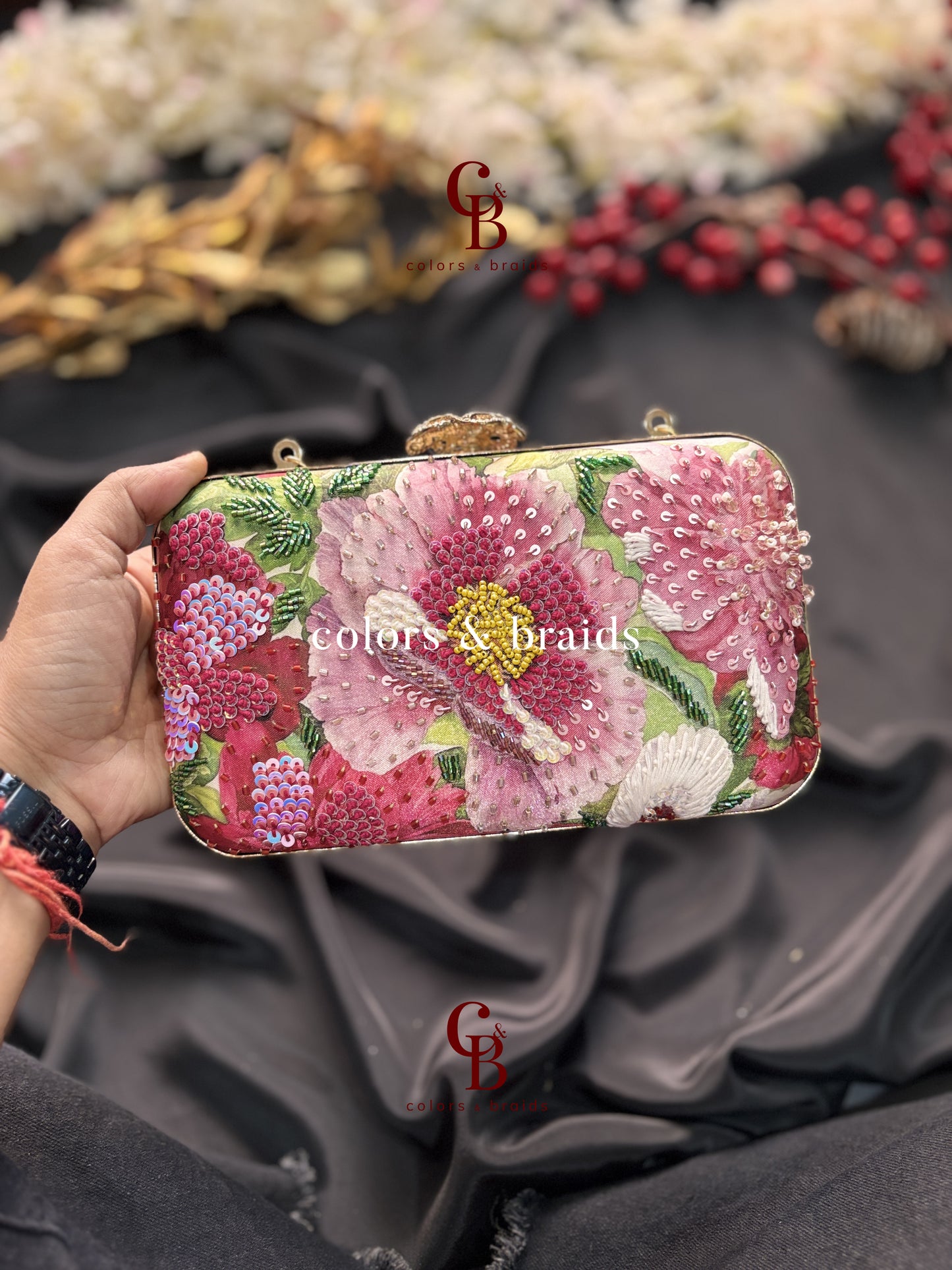 EverBloom Print Highlight Clutches