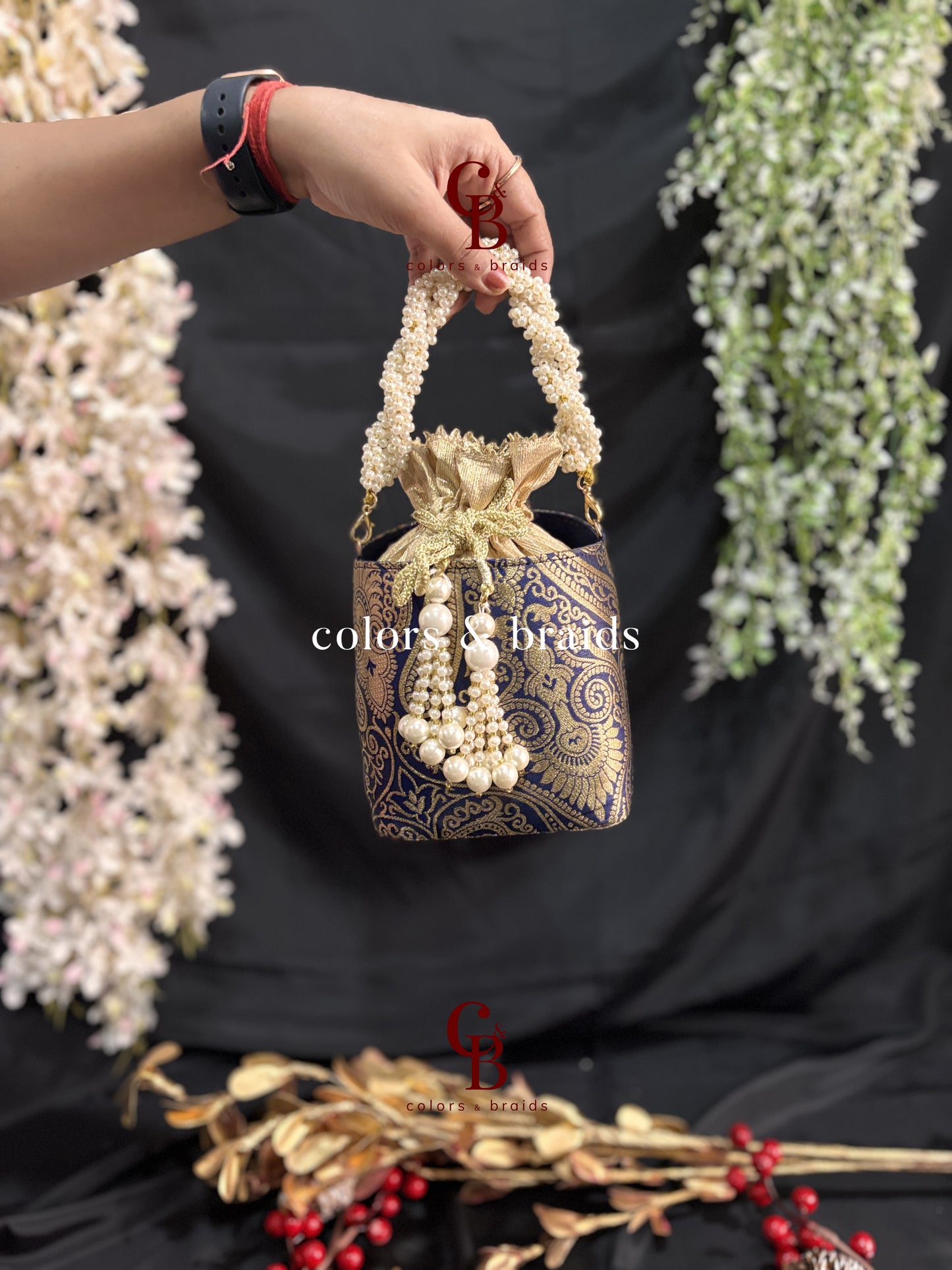 Banarasi Potli Bucket Bag