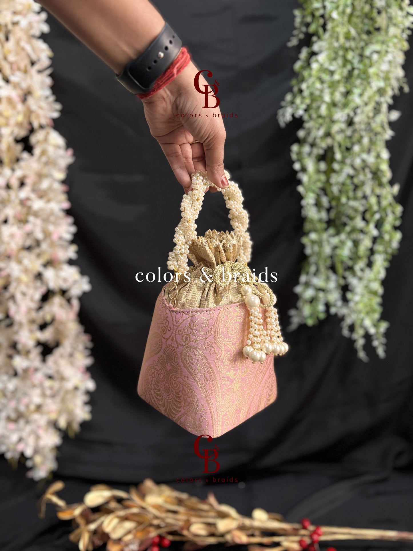 Banarasi Potli Bucket Bag