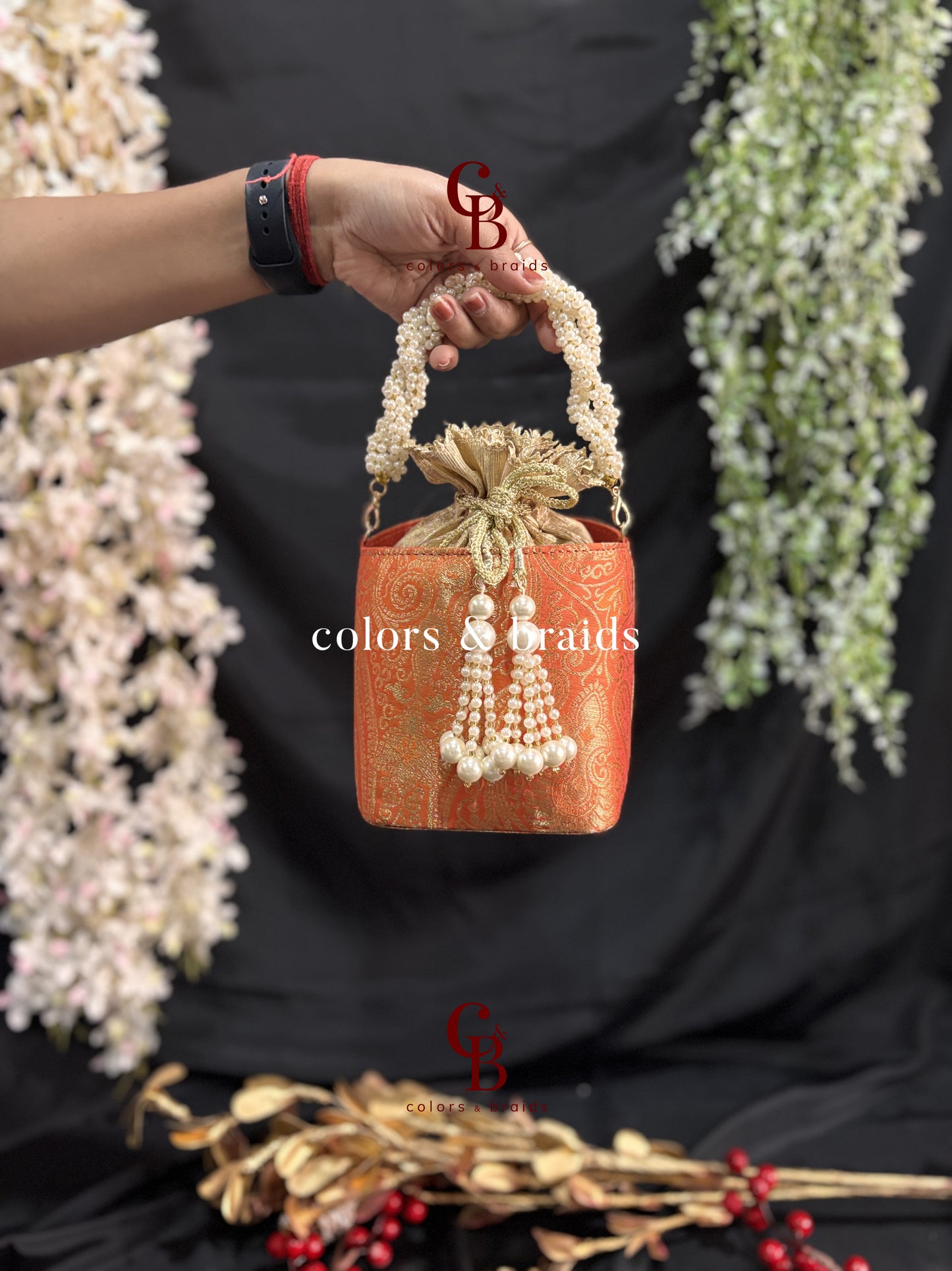 Banarasi Potli Bucket Bag