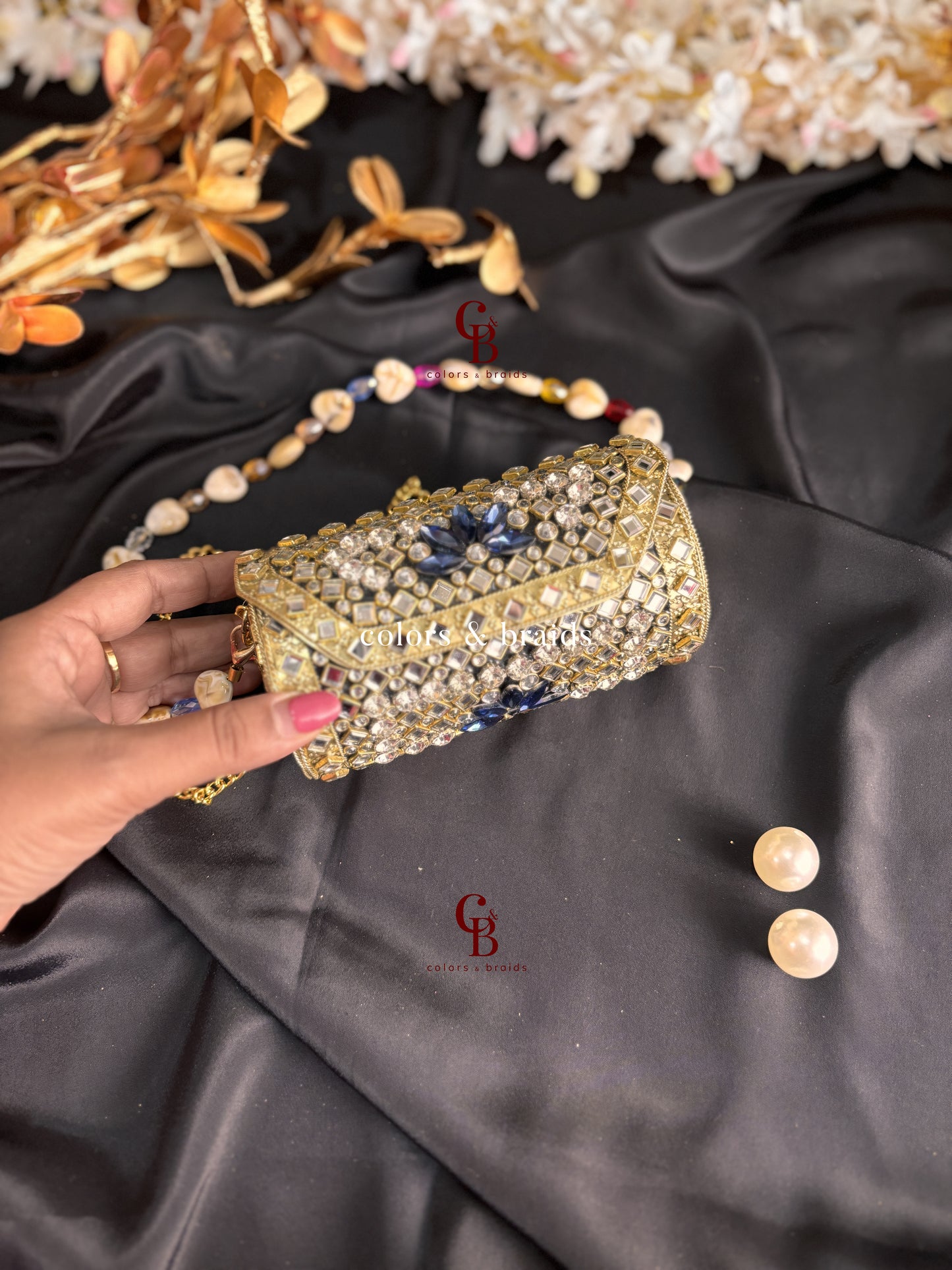 Rayba Kundan Clutch - Mini