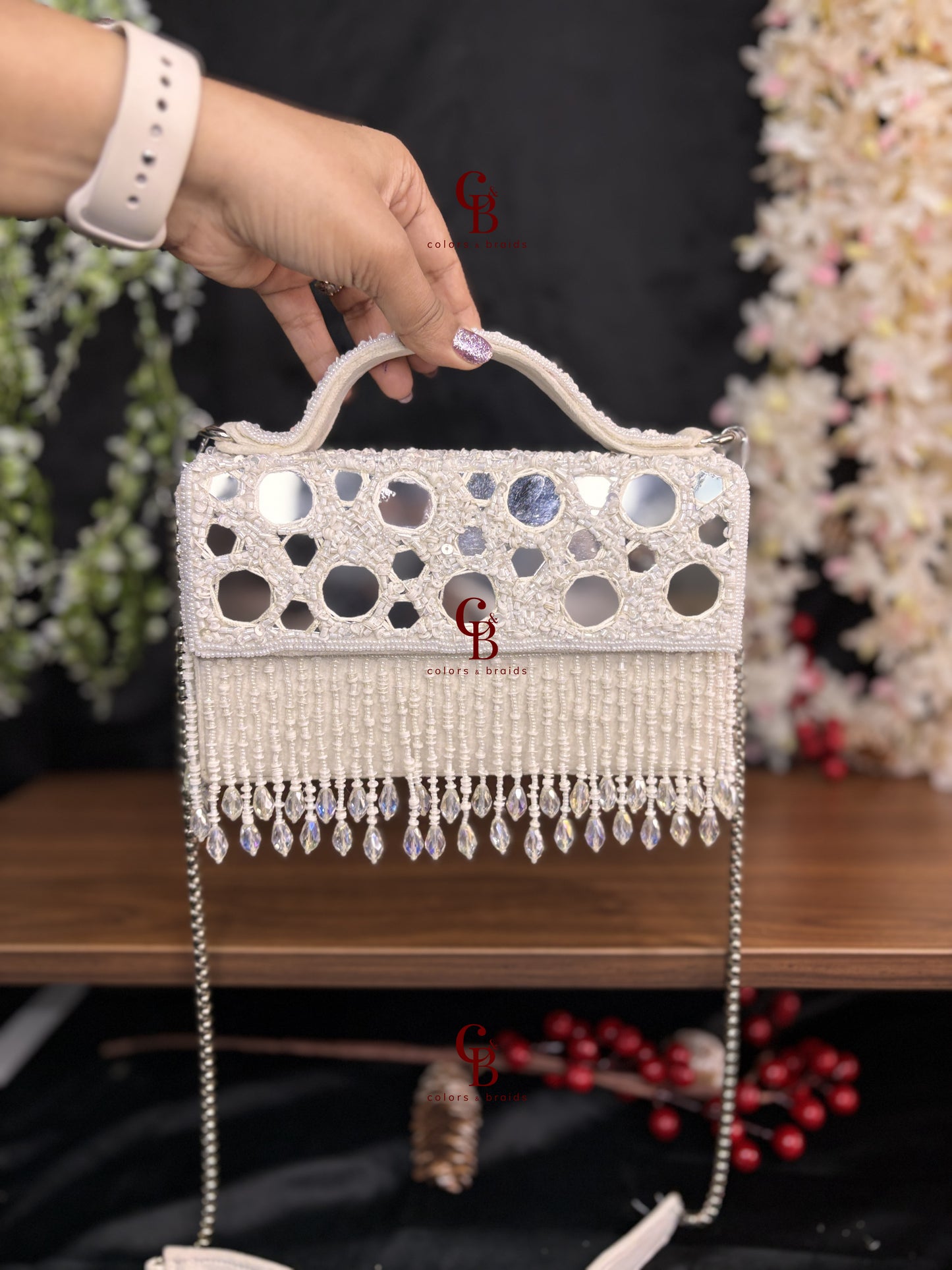 Mirror Glaze flap bag