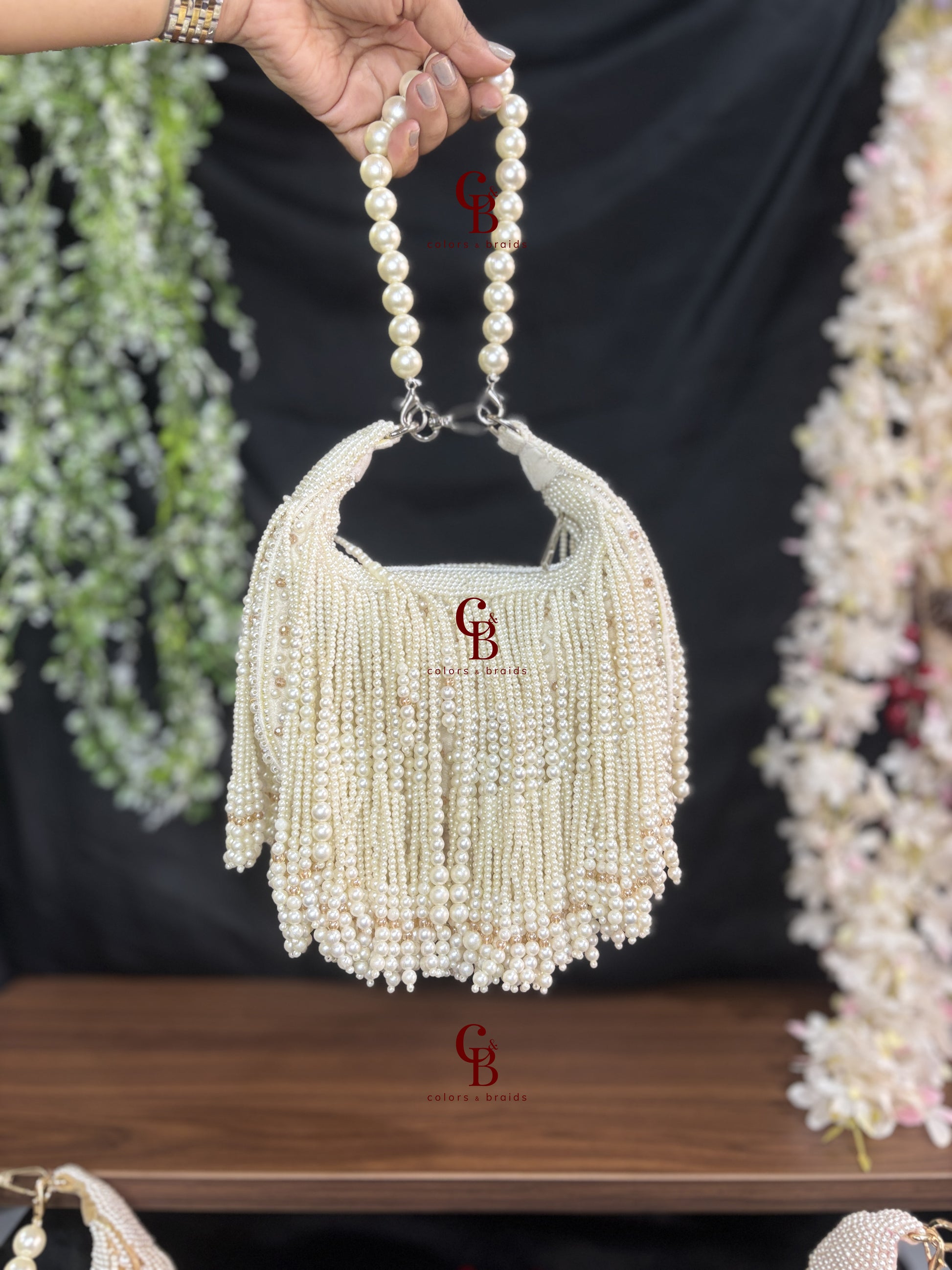 Oyester Pearl Moon Bag