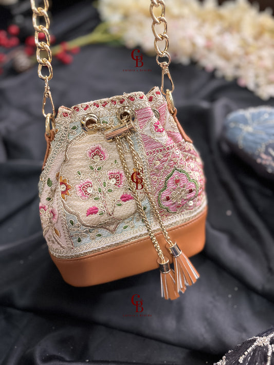 Multi Color Bucket Bag